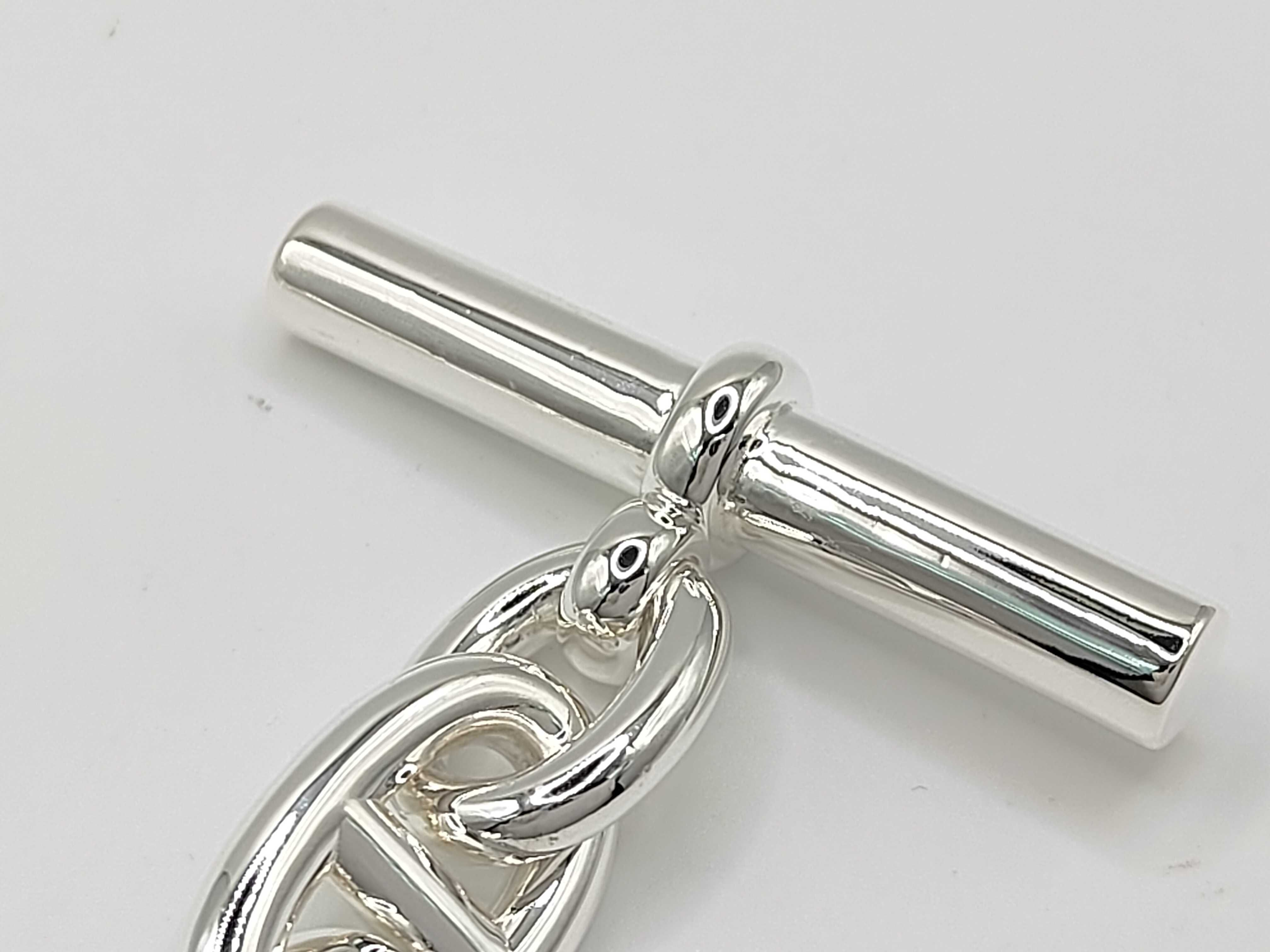 Chaine d'Ancre TGM 10-link bracelet, TGM 24 hallmark, 99.1g, SV925 sterling silver. — view 5