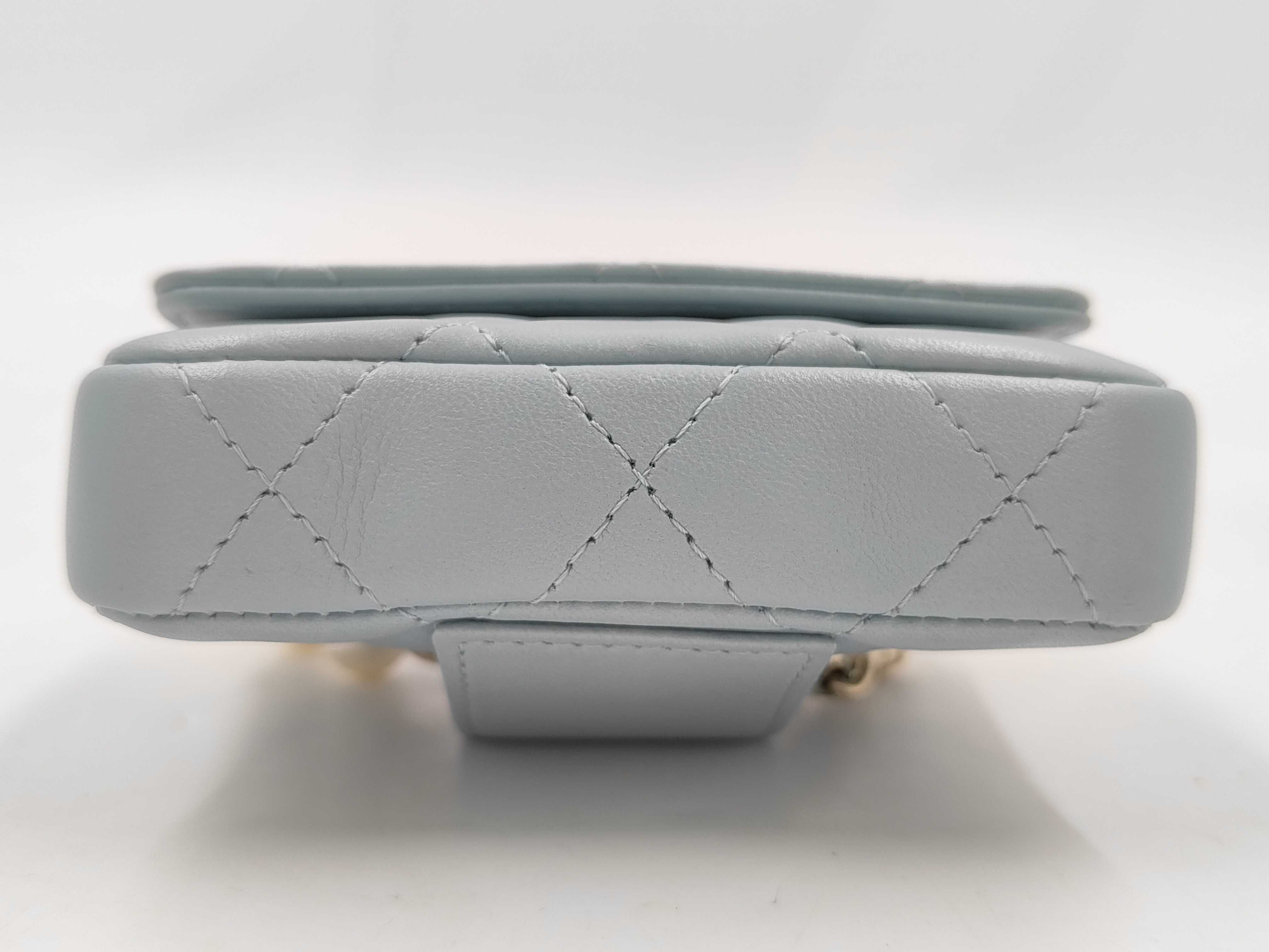 Pearl Matelassé Shoulder Bag — view 3