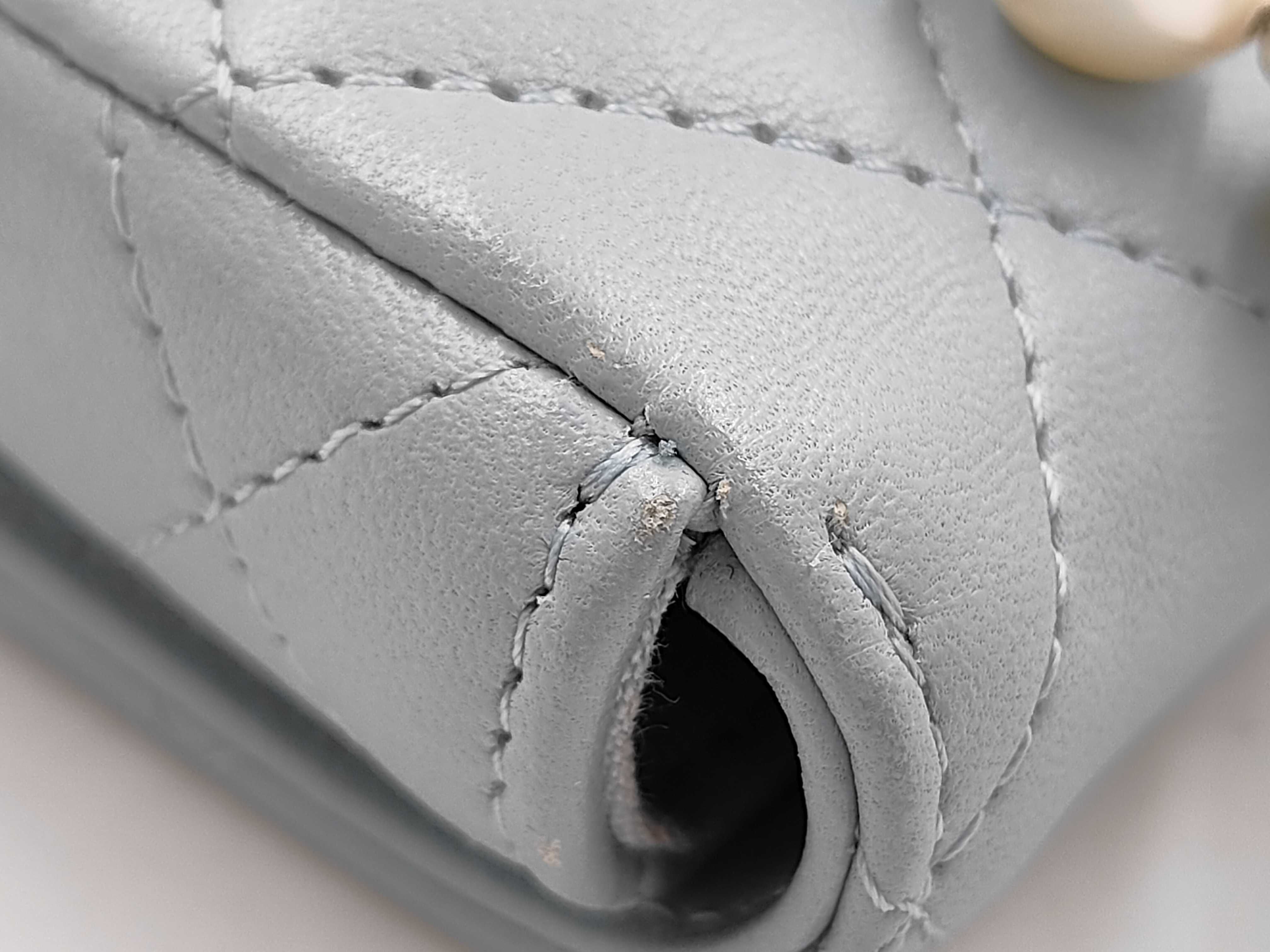 Pearl Matelassé Shoulder Bag — view 7