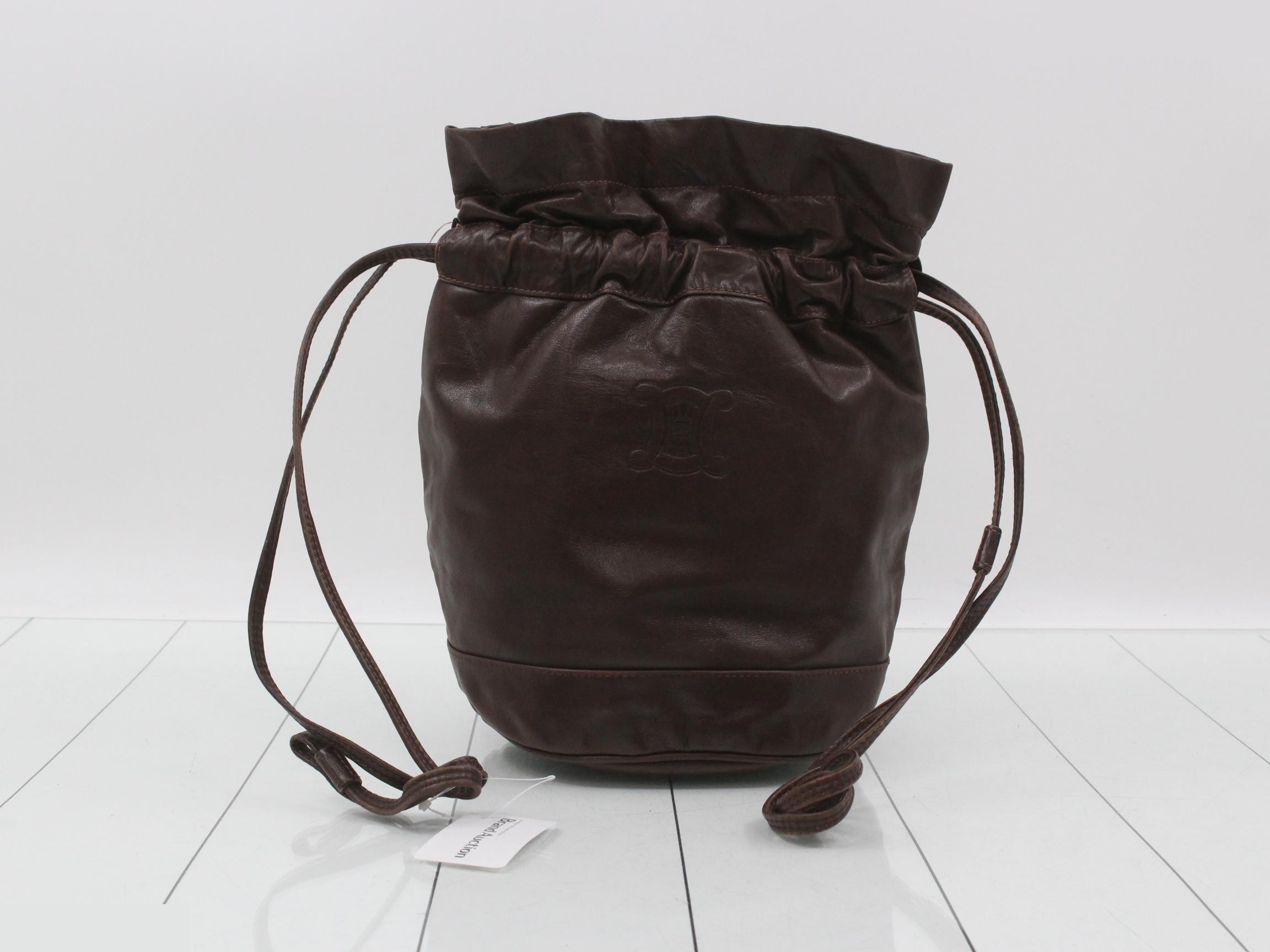 Triomphe drawstring bag, other lines, bags/handbags