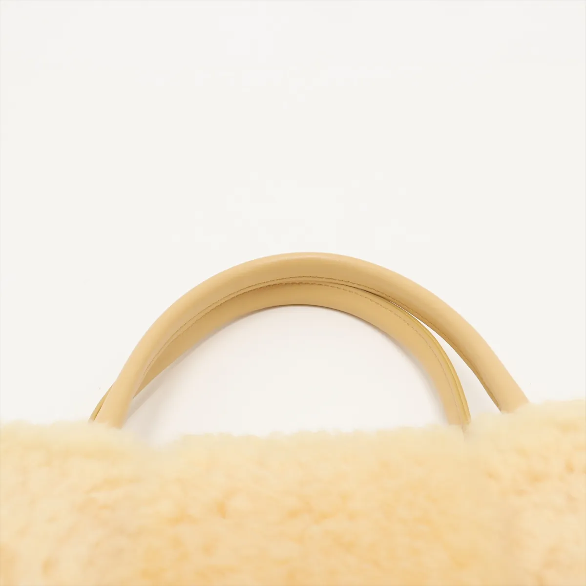Maxi Intrecciato The Arcotote Boa x Leather Tote Bag Yellow — view 6