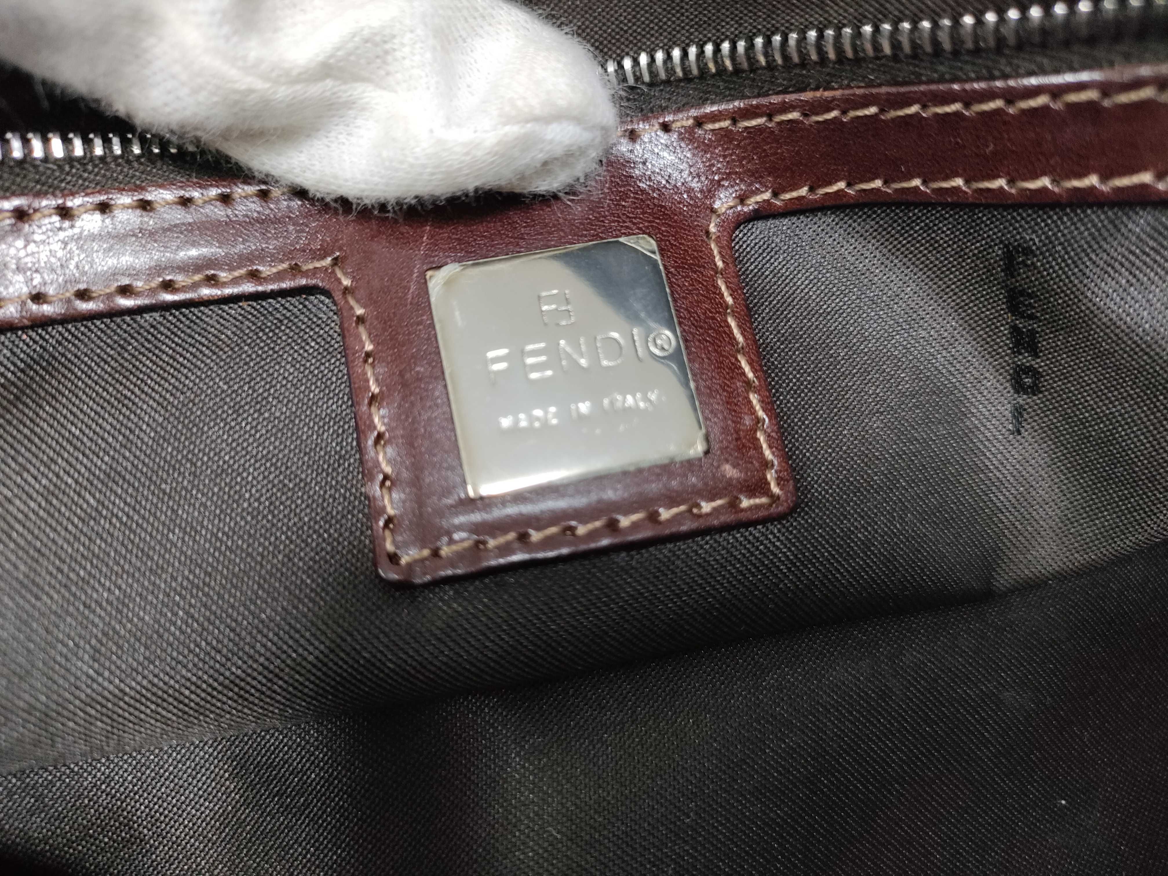 Calf Hair Handbag with FF Hardware — view 15