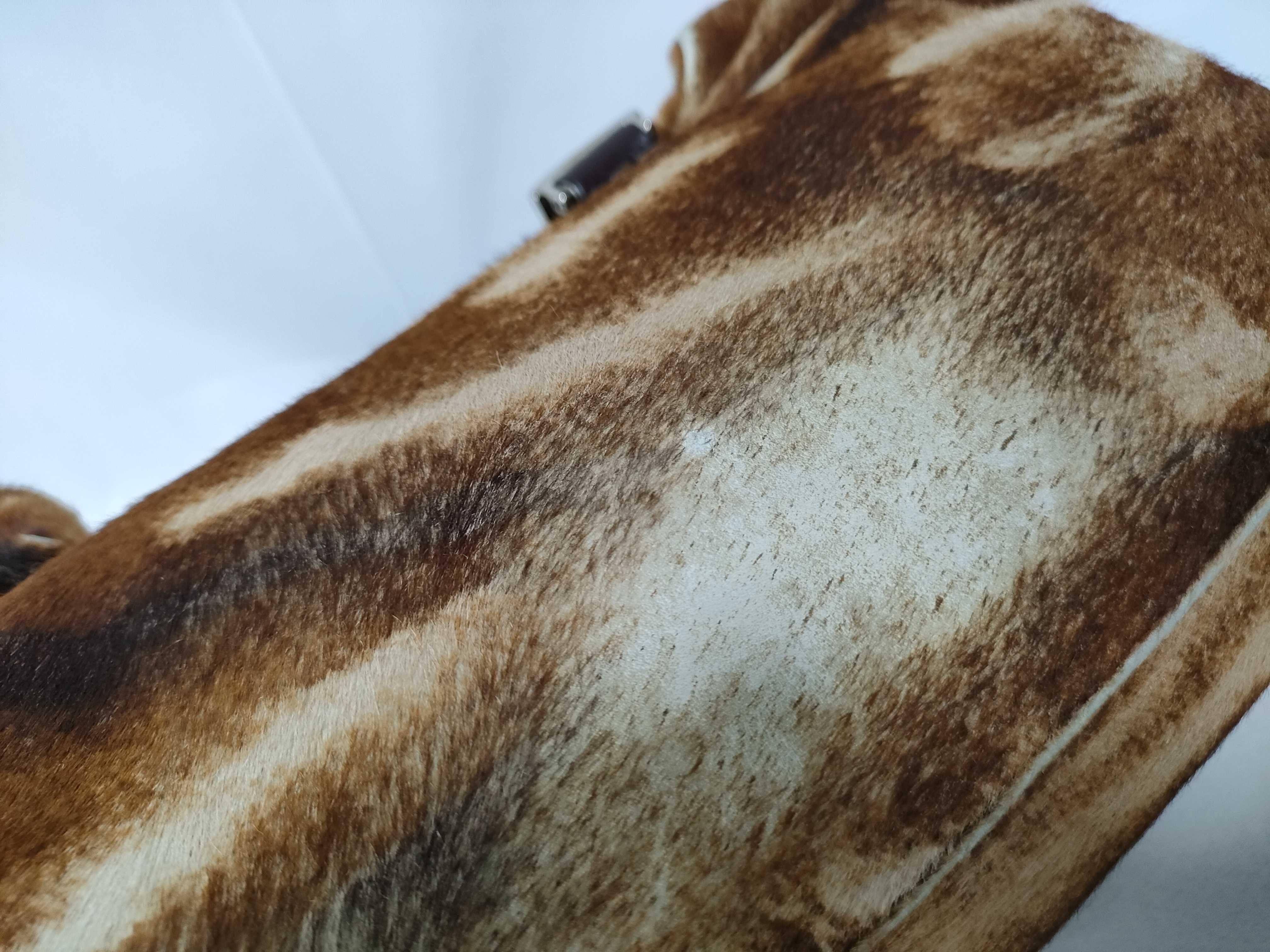 Calf Hair Handbag with FF Hardware — view 7