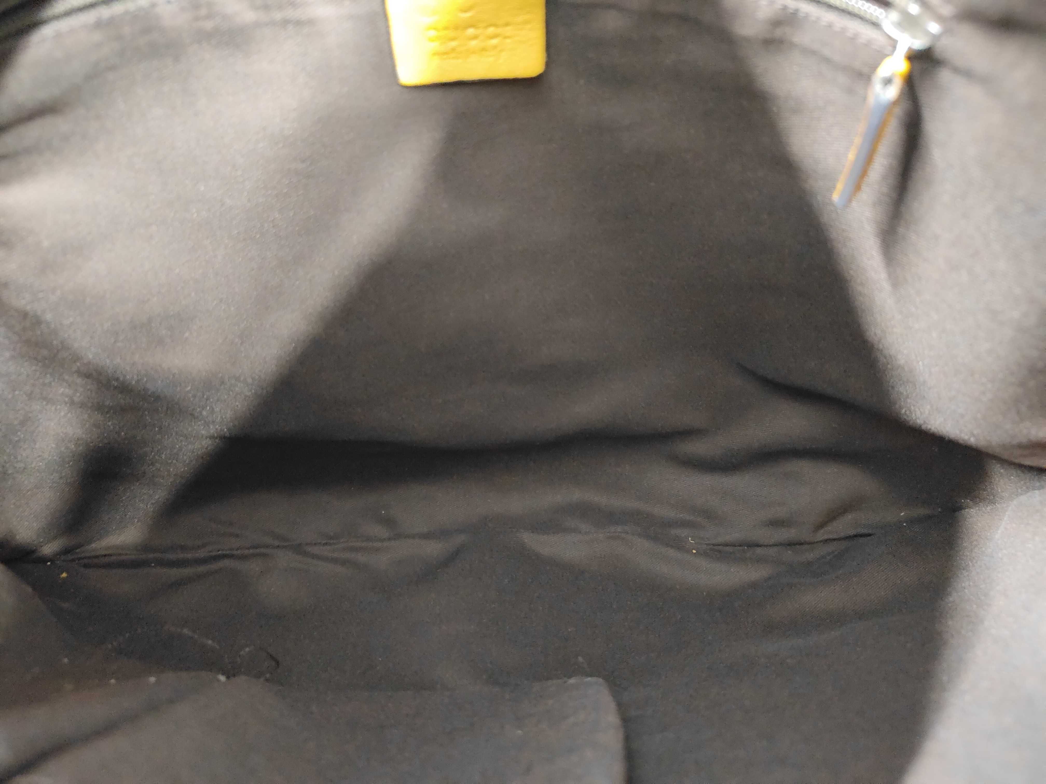 Yellow Leather GG Monogram Double G Shoulder Bag — view 7