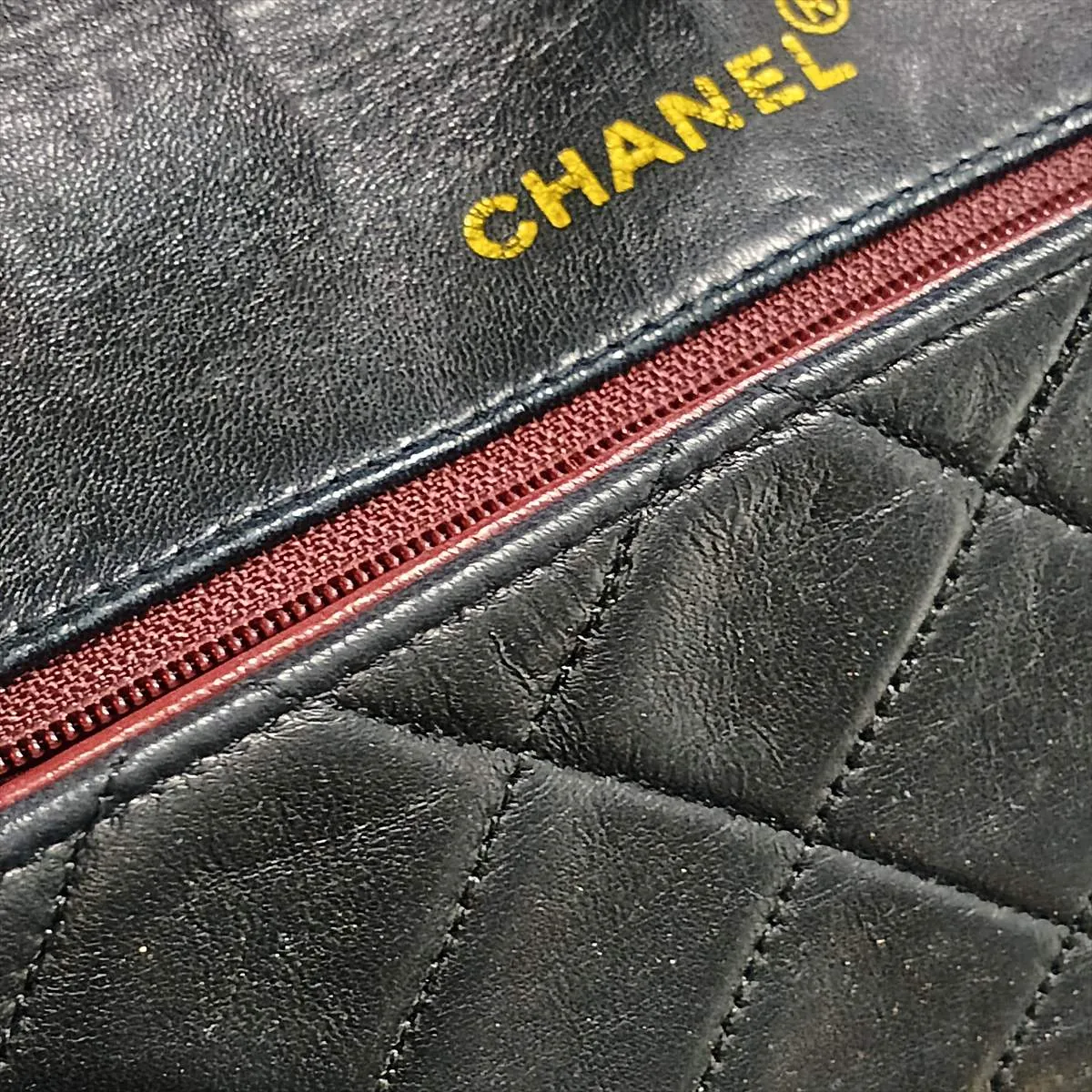 Matelassé Lambskin Single Flap Single Chain Bag, Diana Flap, Black with Gold Hardware, Item No. 1788377, Series 1 — view 14
