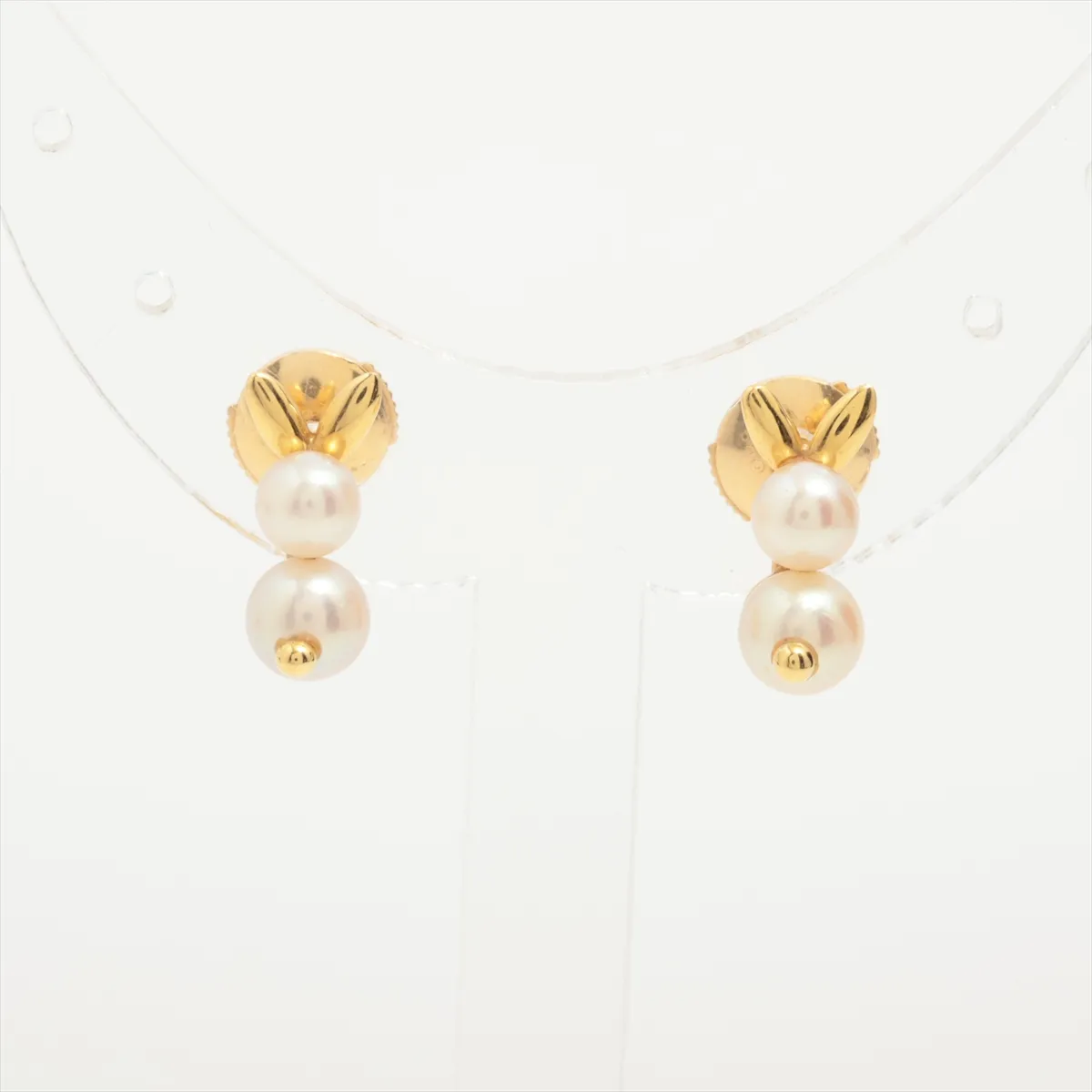 Lapin Earrings 750(YG) 3.3g Approx. 4.5-5.5mm B3403P61 750(YG) x Gold unknown (Hallmark) No engraving on body Catch distortion