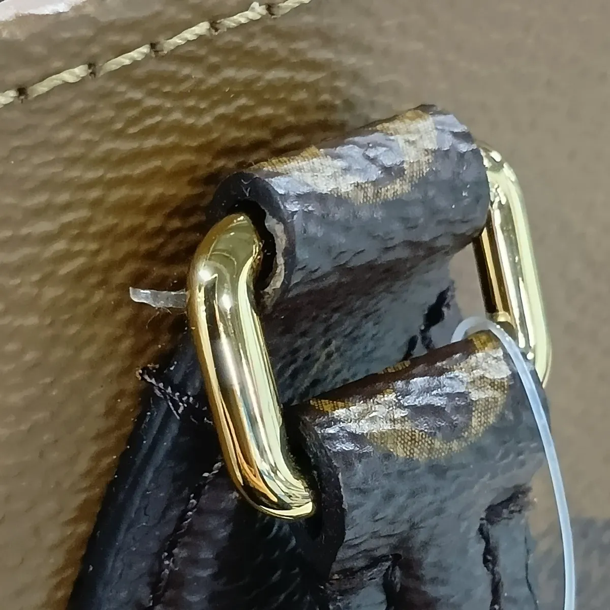 Giant Monogram Reverse OnTheGo MM M45321 SD5210 Brown, pull tab detached, RFID detected. — view 12