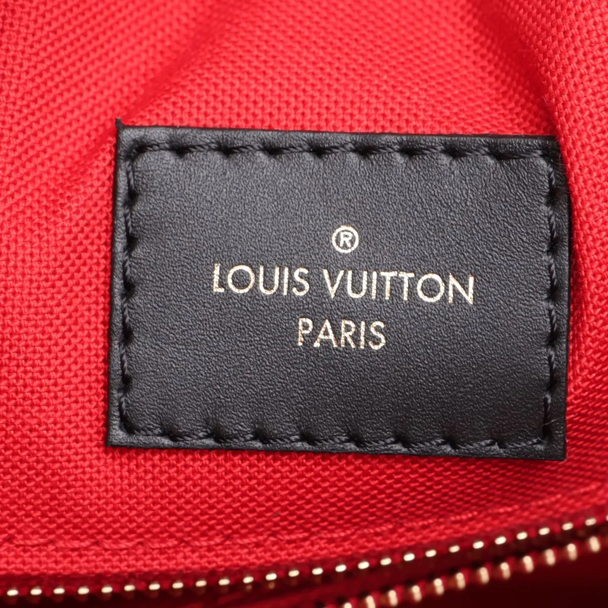Giant Monogram Reverse OnTheGo MM M45321 SD5210 Brown, pull tab detached, RFID detected. — view 9