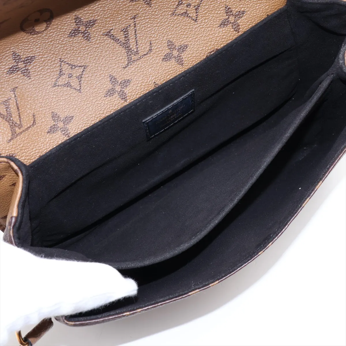 Monogram Reverse Pochette Métis MM M44876 Brown (RFID detected) — view 8