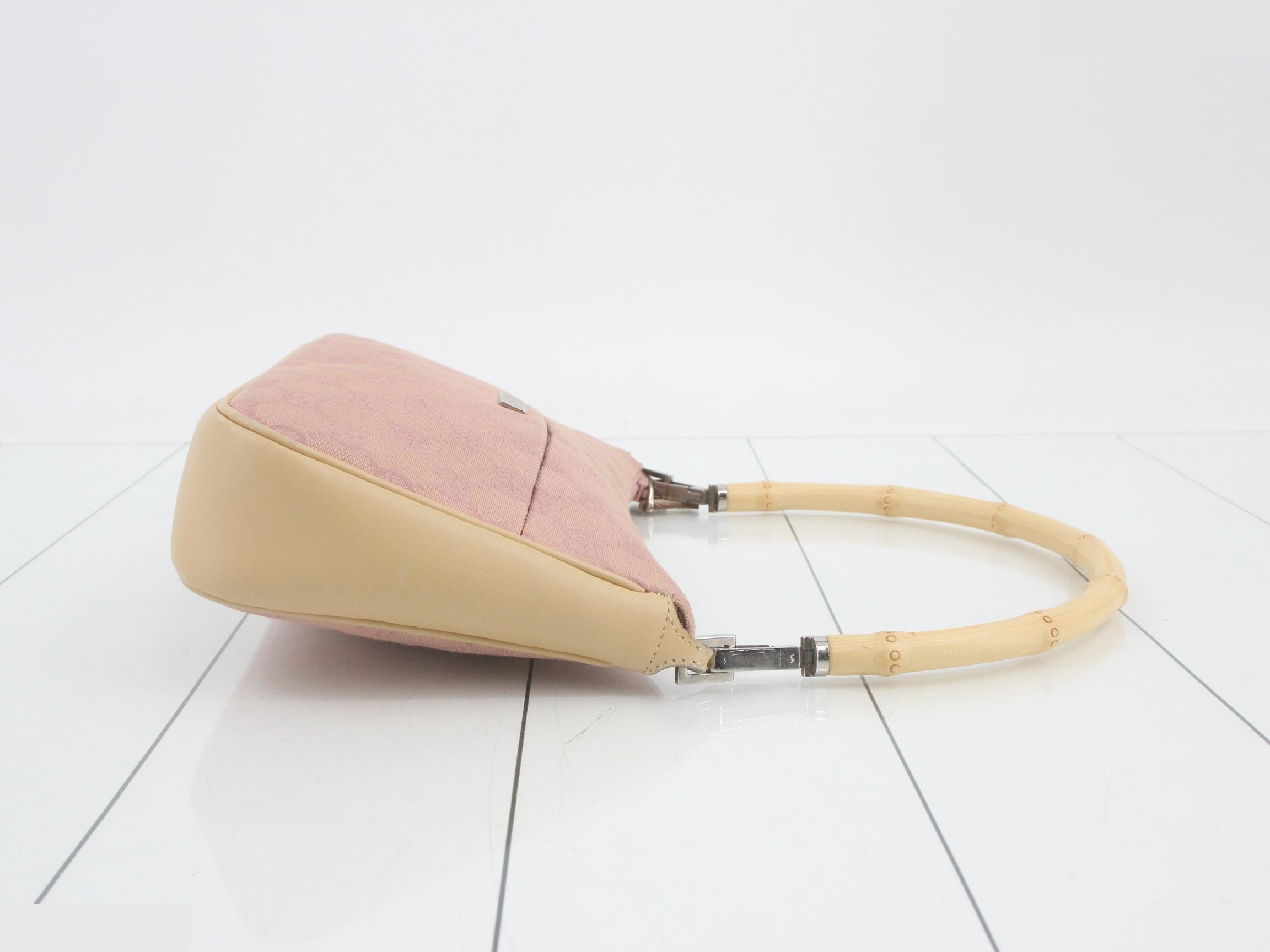 GG Canvas Bamboo Shoulder Bag — view 3