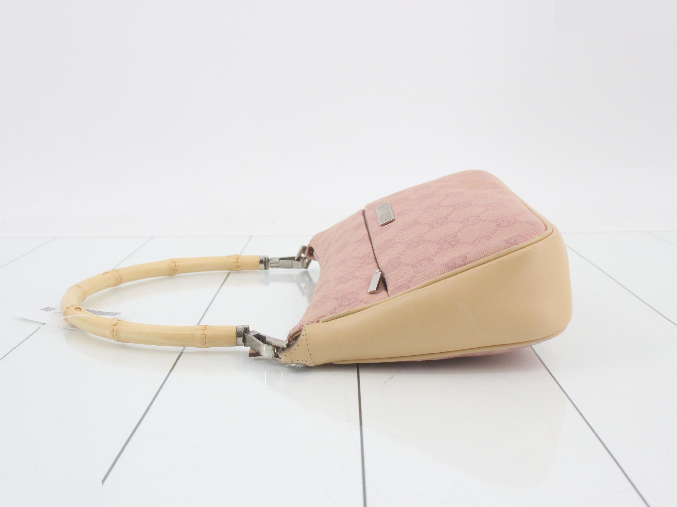 GG Canvas Bamboo Shoulder Bag — view 4