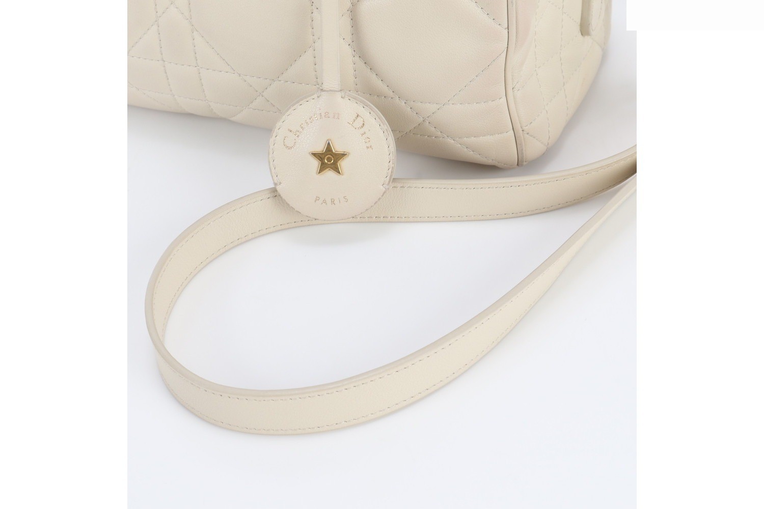 Cannage Groove 20 Leather 2-Way Shoulder Bag Mini Boston — view 3