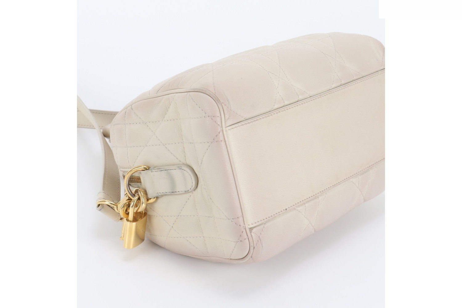 Cannage Groove 20 Leather 2-Way Shoulder Bag Mini Boston — view 6