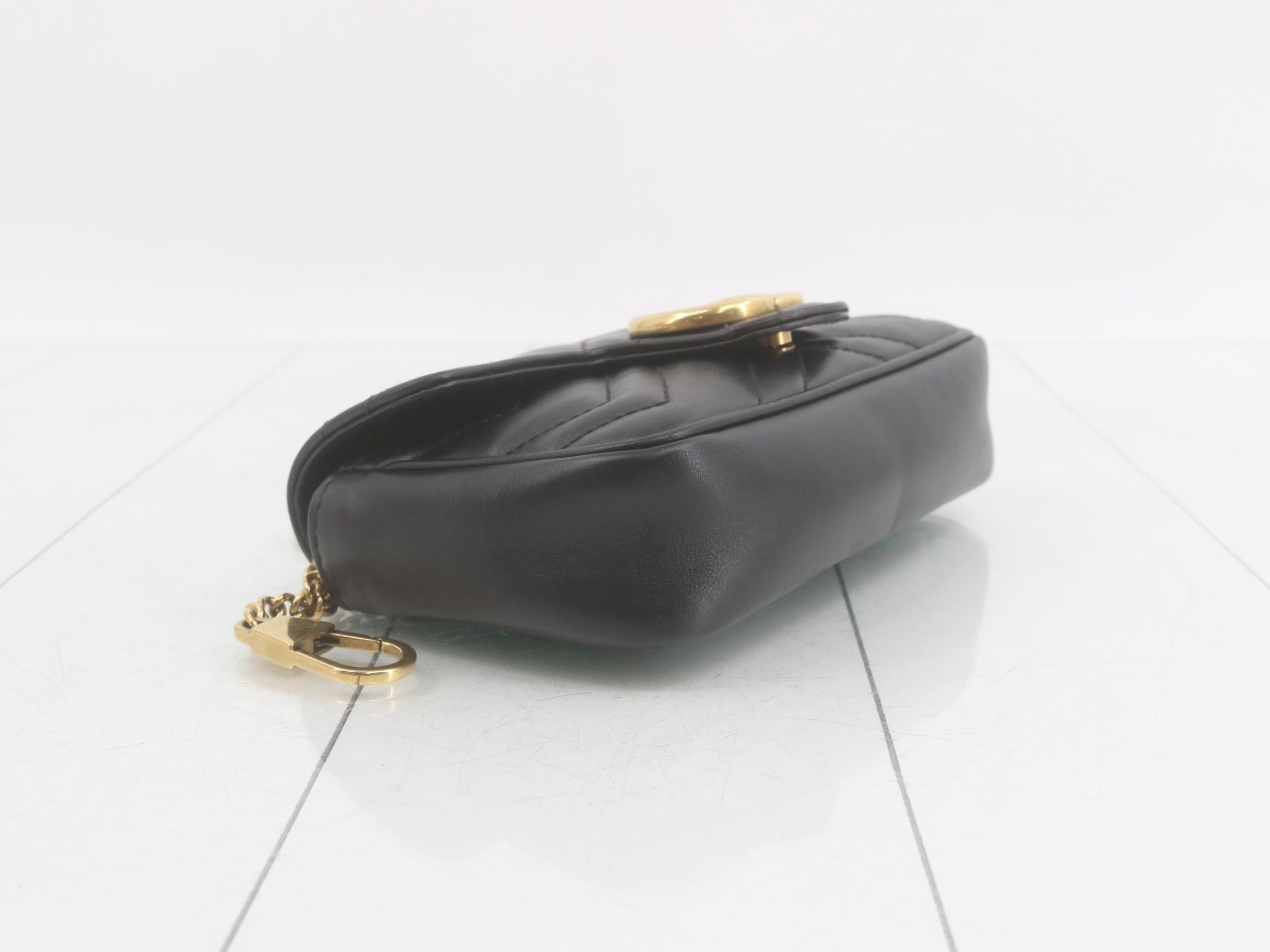 GG Marmont Leather Shoulder Bag — view 5