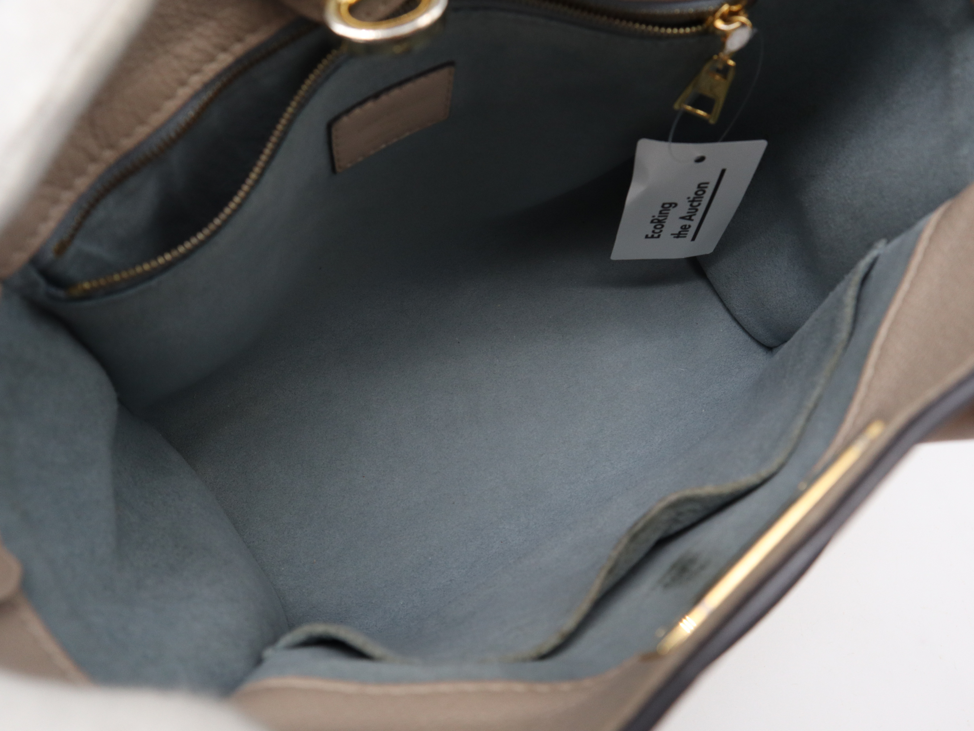 M57729 Calf Leather On My Side PM Greige Shoulder Bag with Shoulder Strap — view 11
