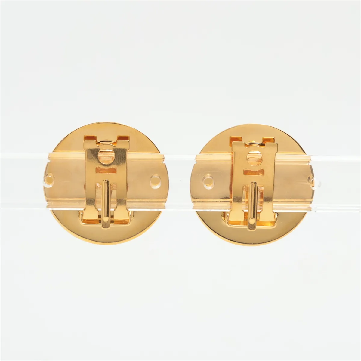 Enamel Earrings (for both ears) GP Gold — view 2