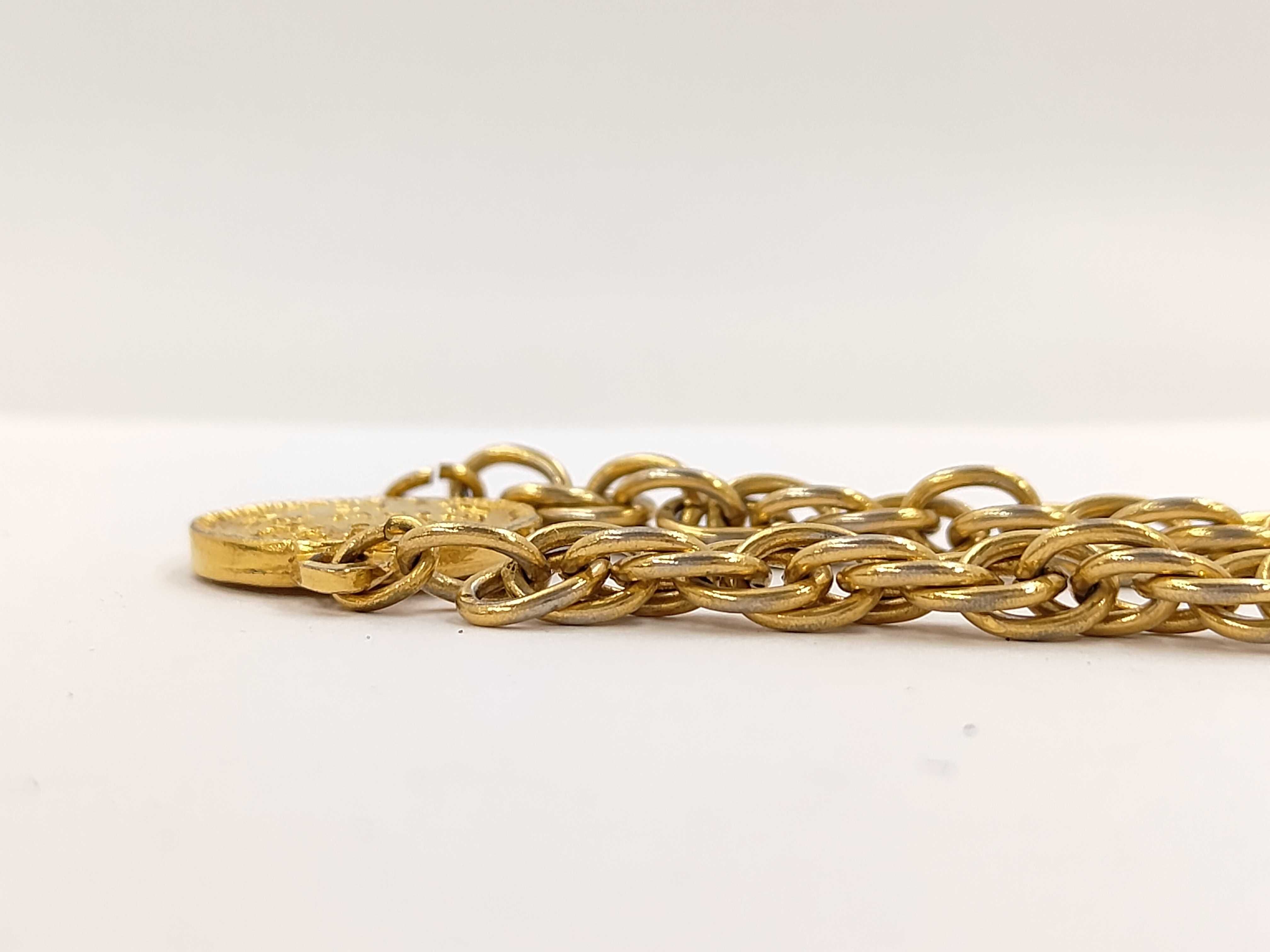 Cambon Necklace Coin Gold Necklace — view 3