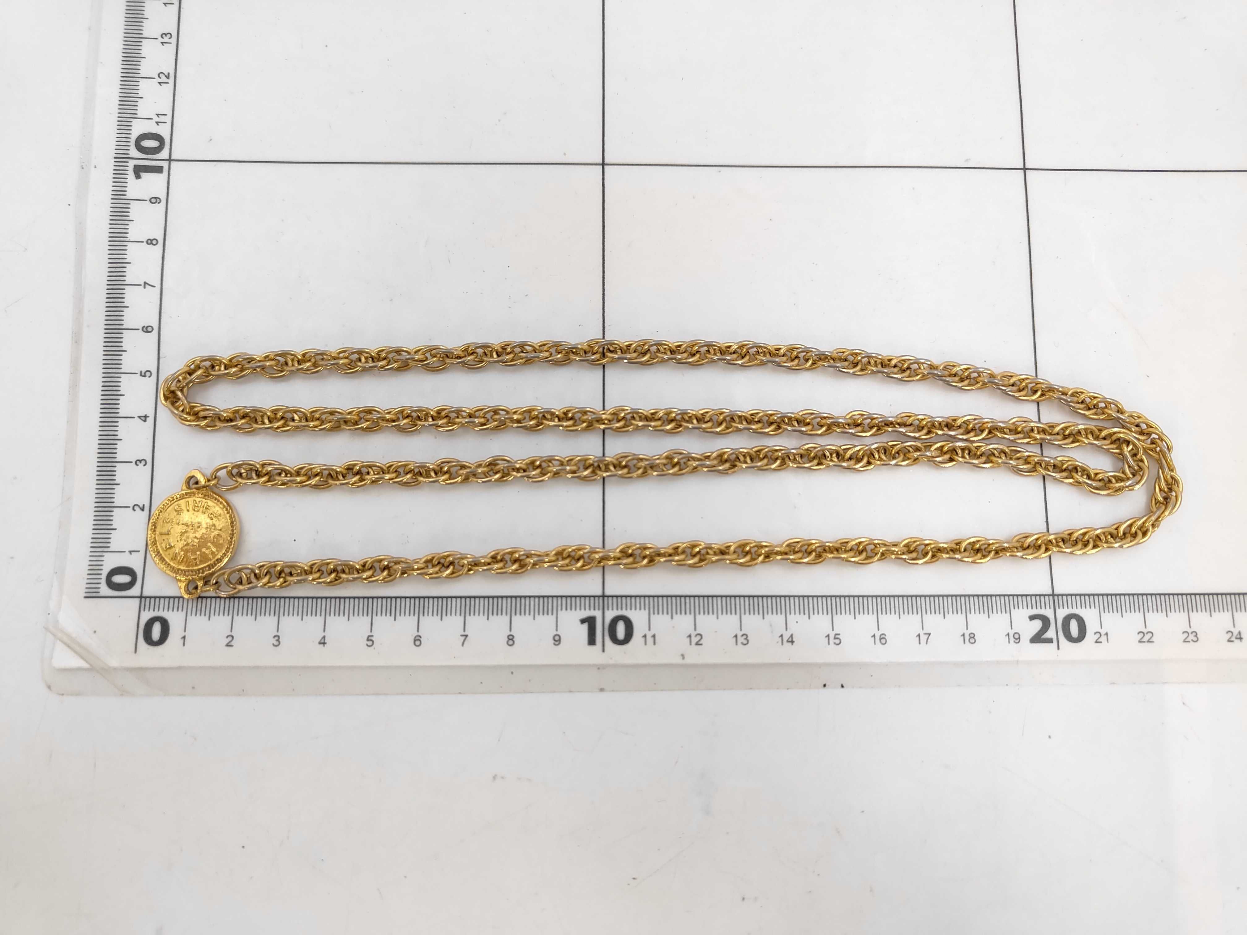 Cambon Necklace Coin Gold Necklace — view 6
