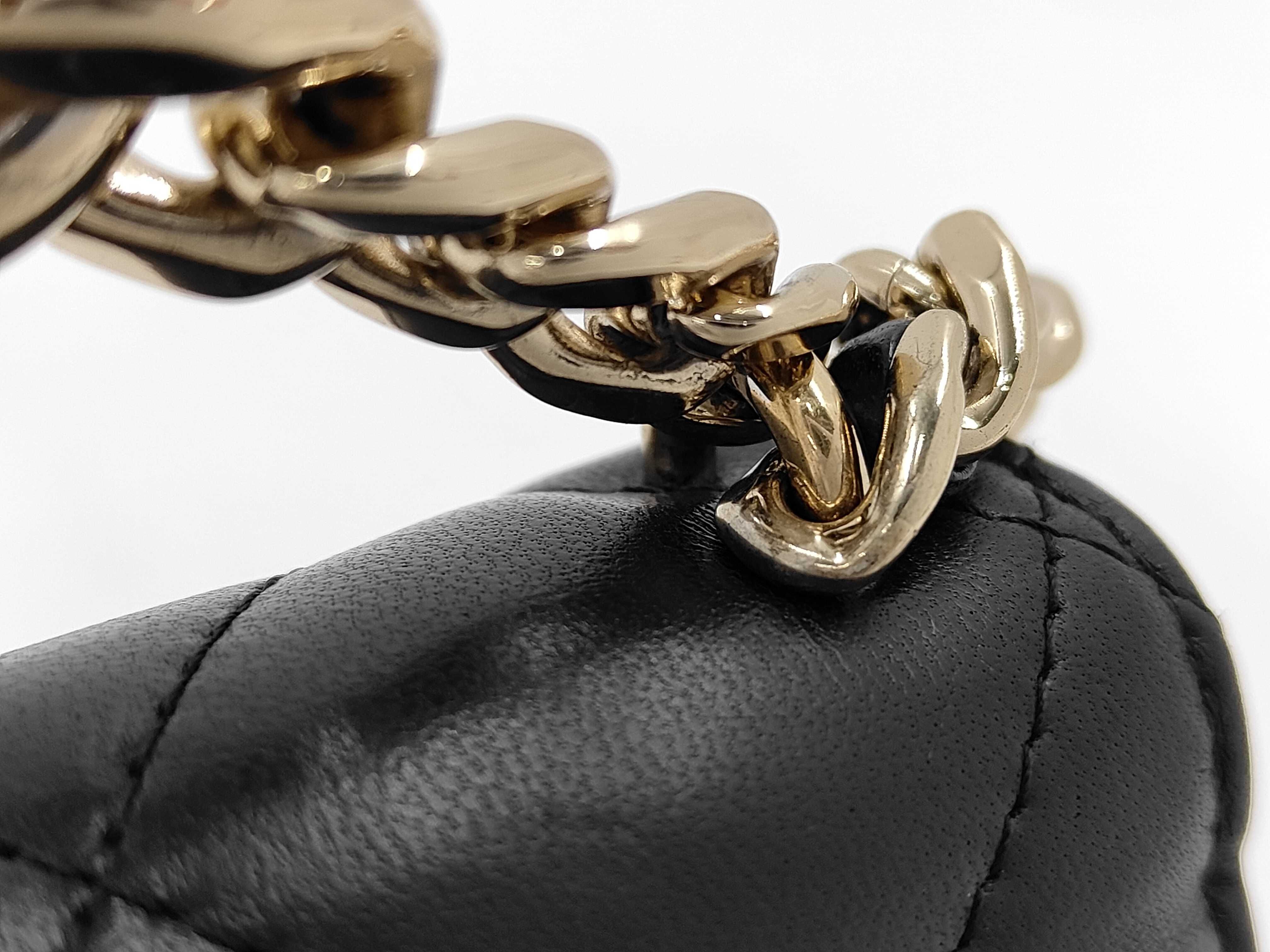Matelassé Chain Shoulder Bag — view 3