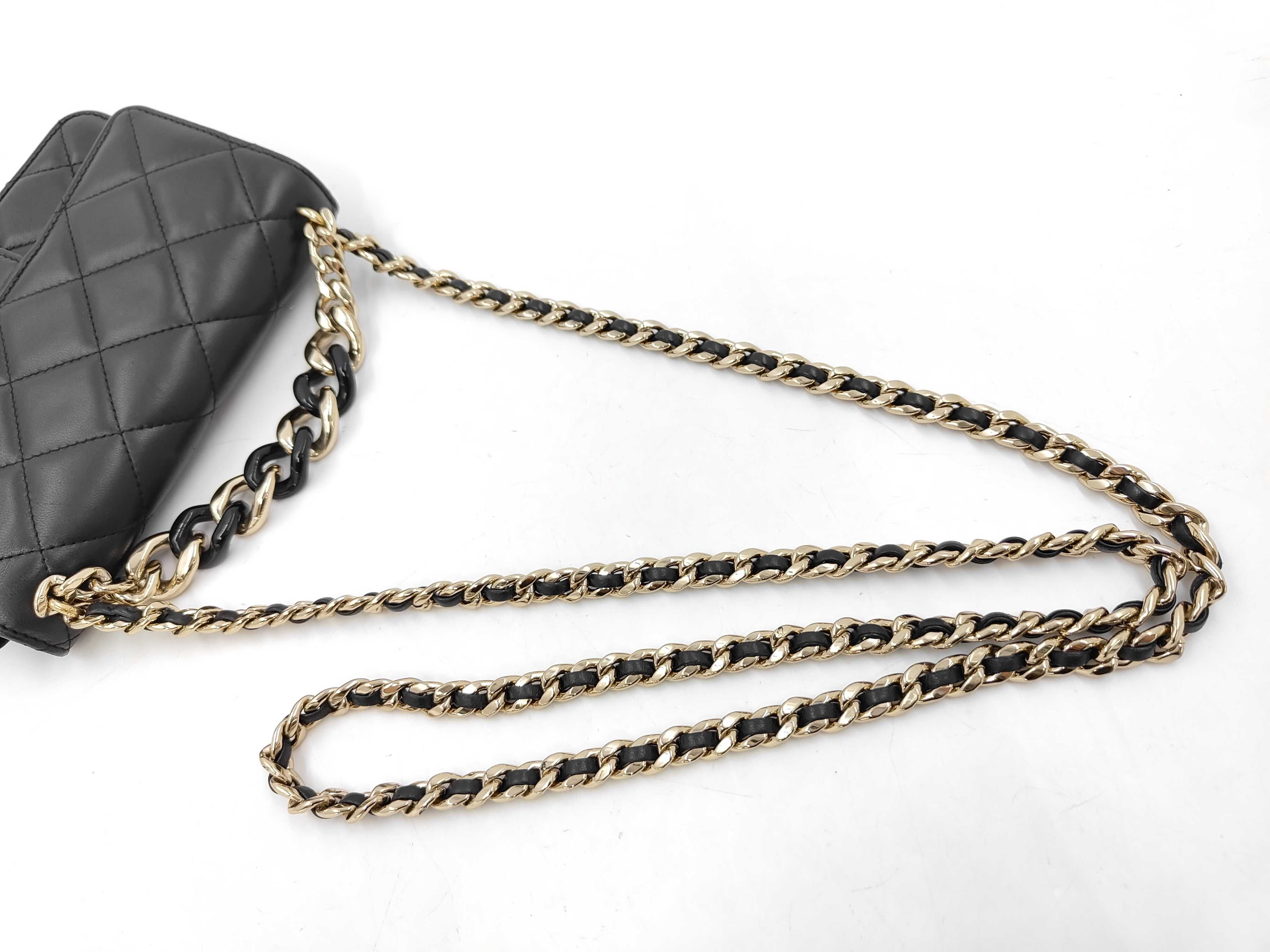 Matelassé Chain Shoulder Bag — view 4