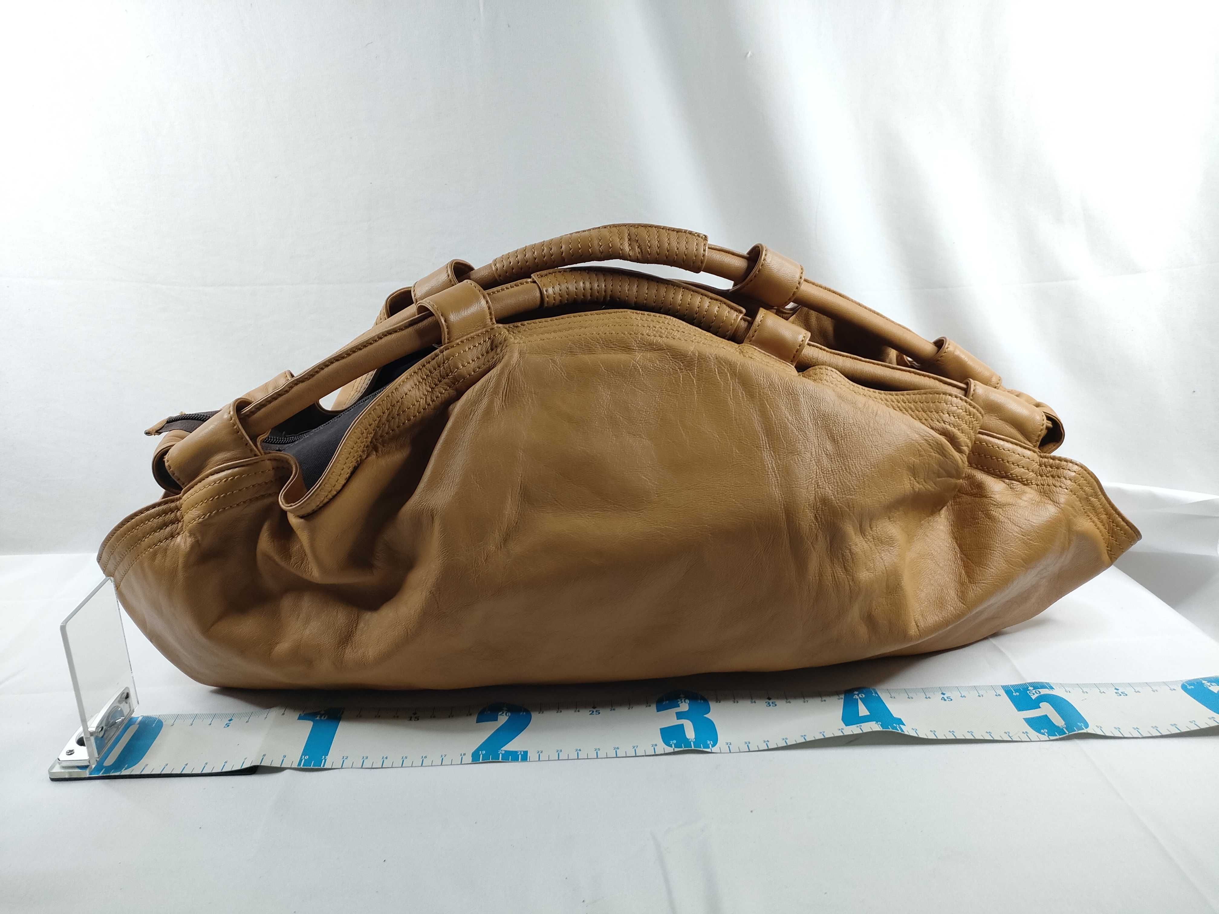 Anagram Nappa Aire Leather Brown Handbag — view 2