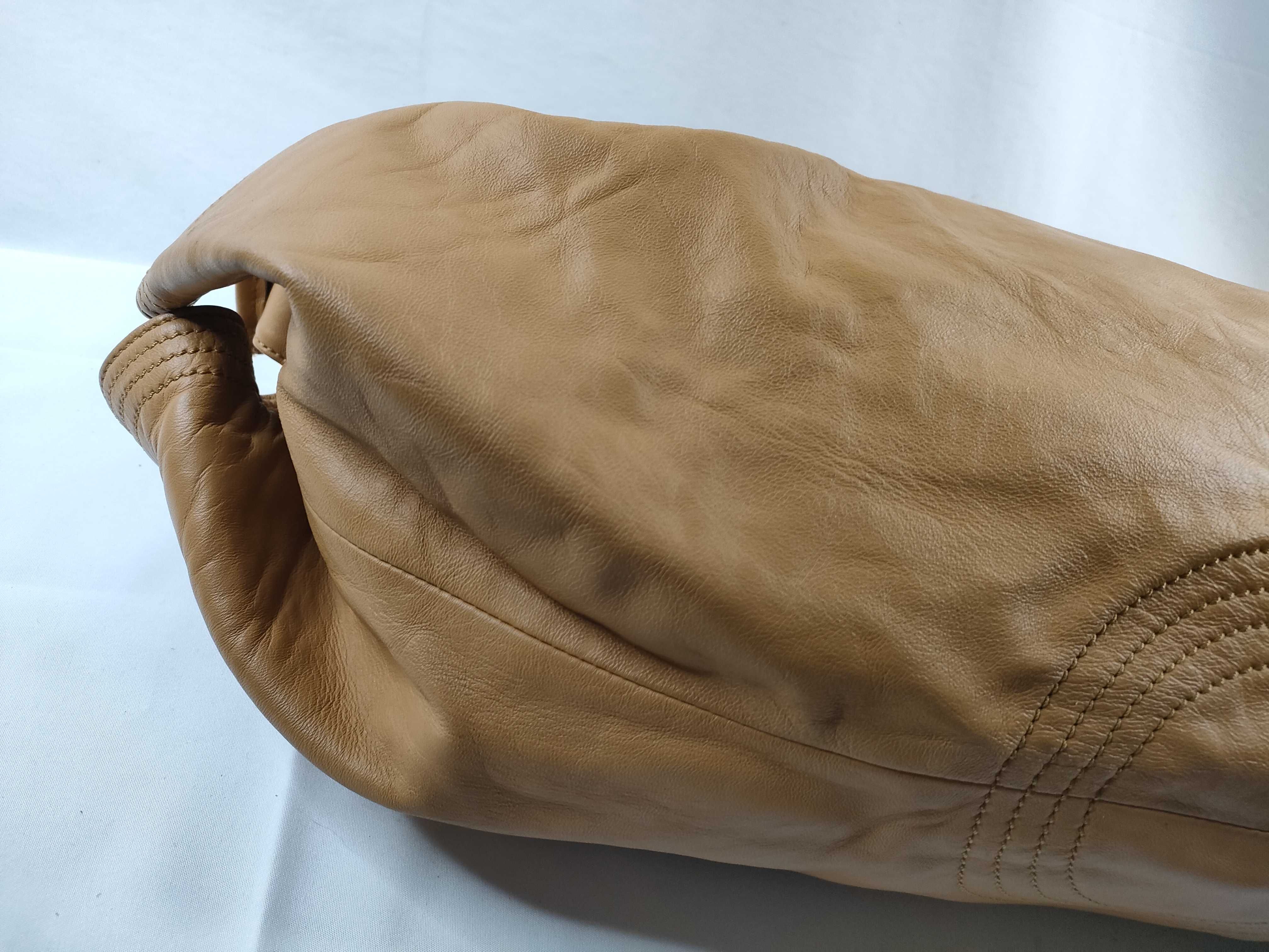 Anagram Nappa Aire Leather Brown Handbag — view 3