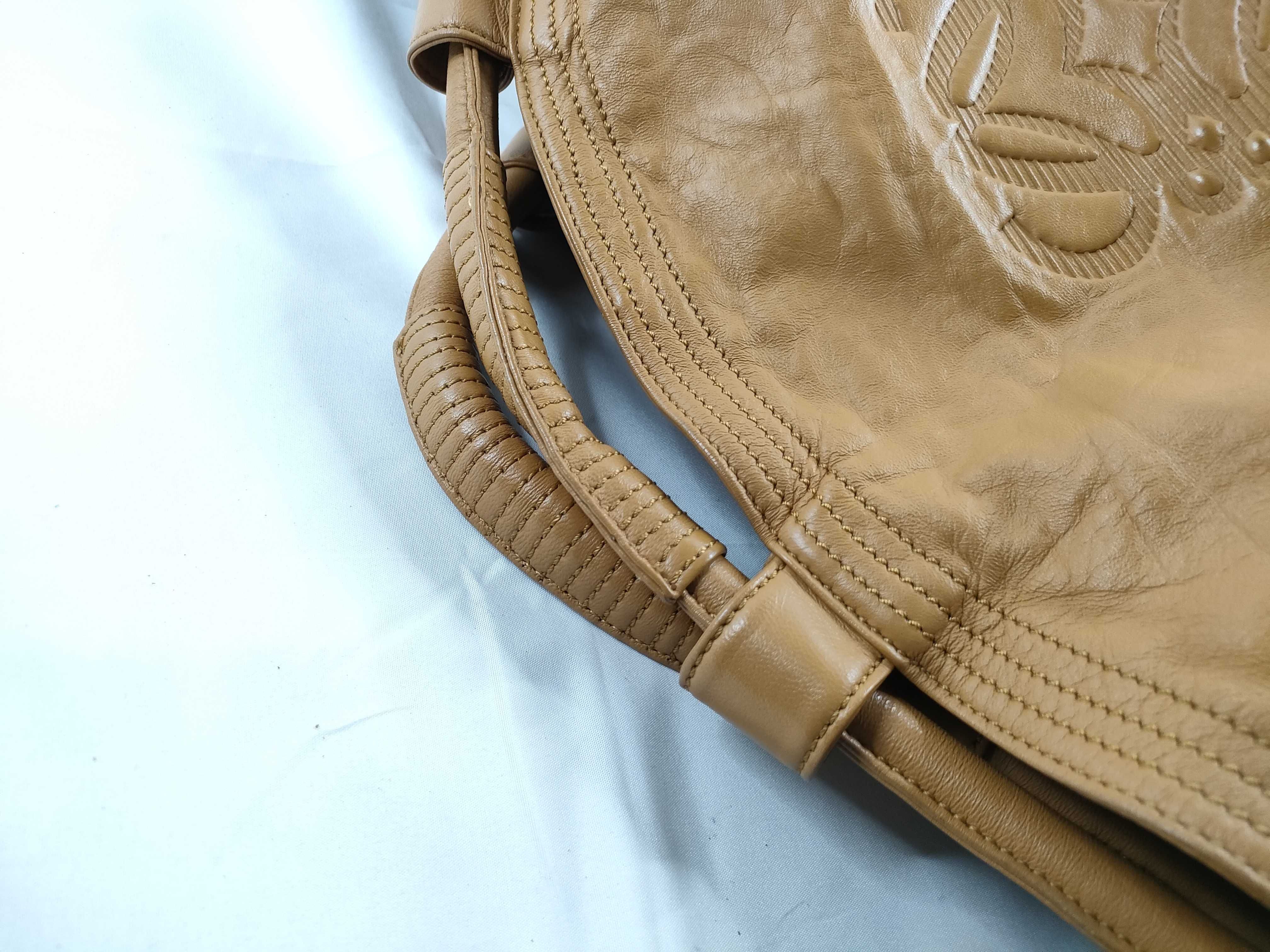 Anagram Nappa Aire Leather Brown Handbag — view 6