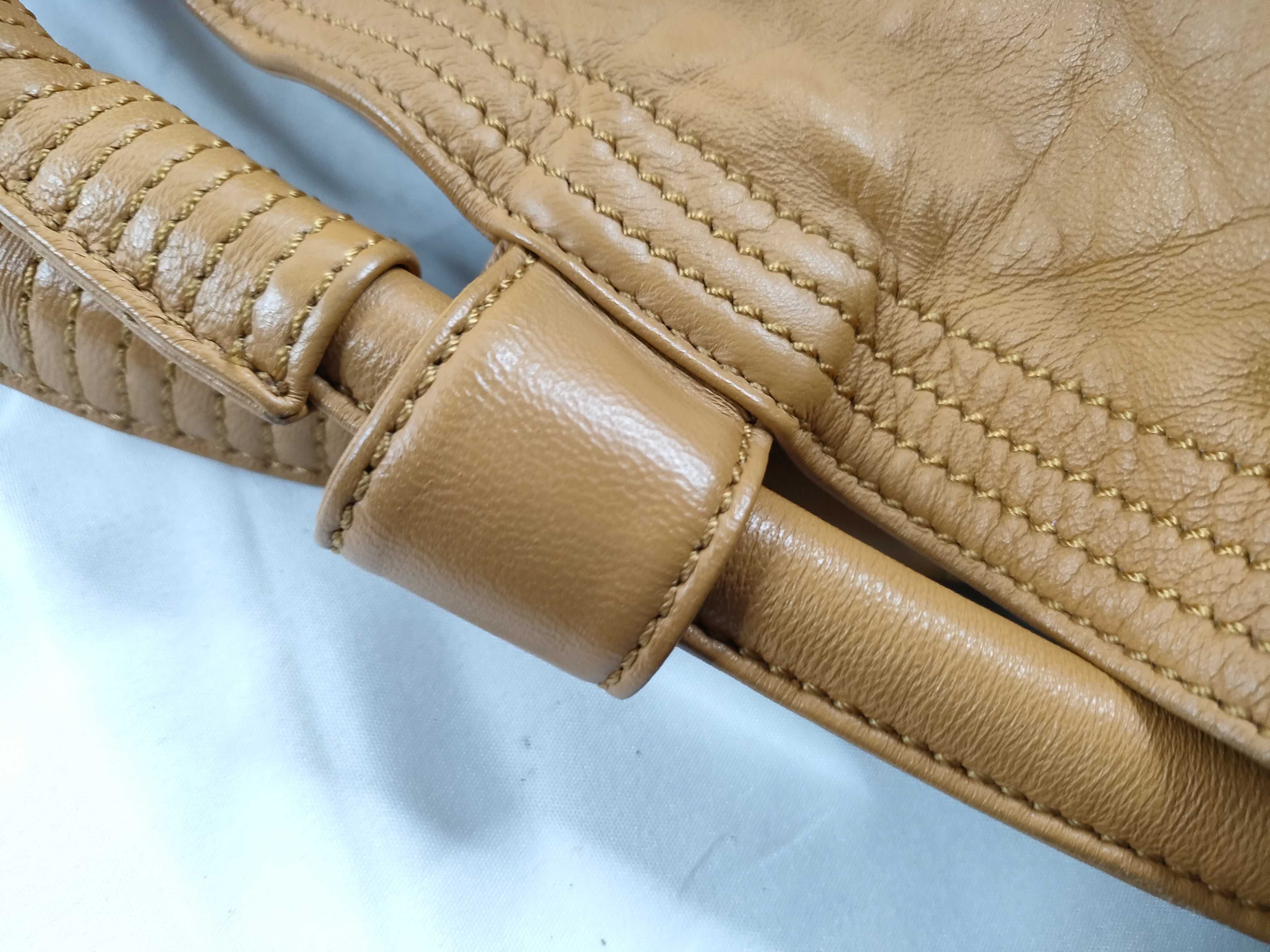 Anagram Nappa Aire Leather Brown Handbag — view 8