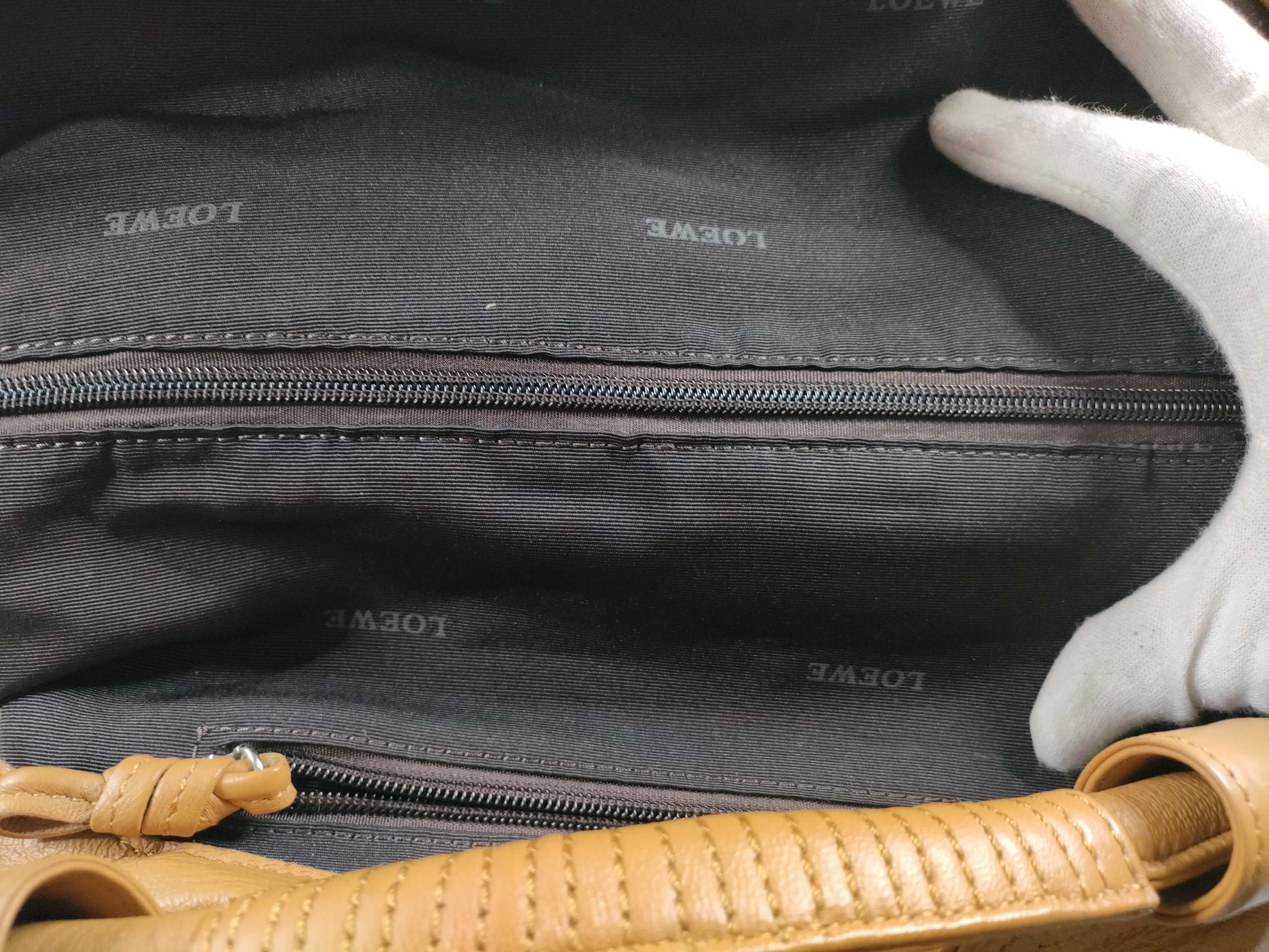 Anagram Nappa Aire Leather Brown Handbag — view 9