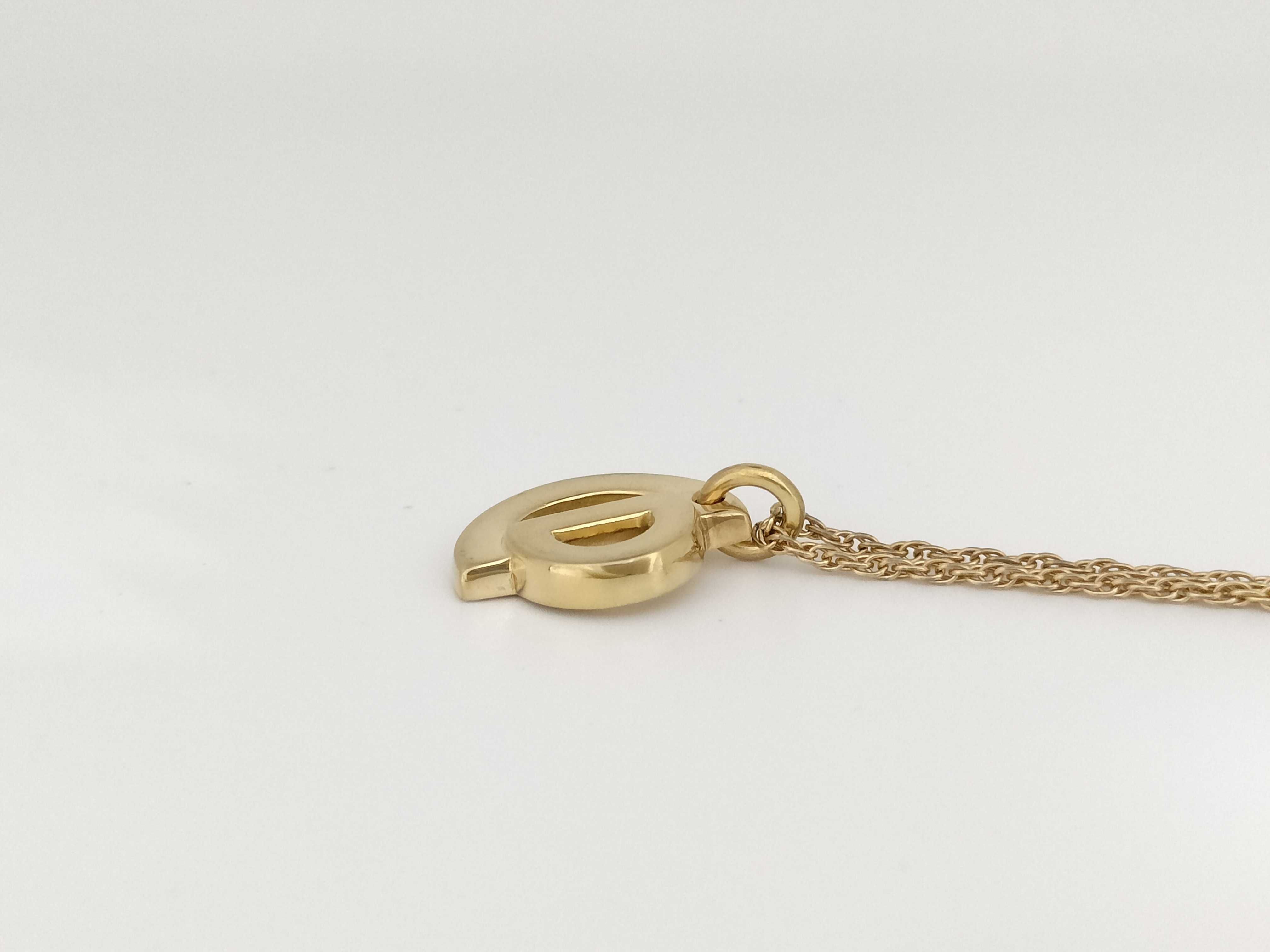 CD Logo GP Gold Necklace — view 3