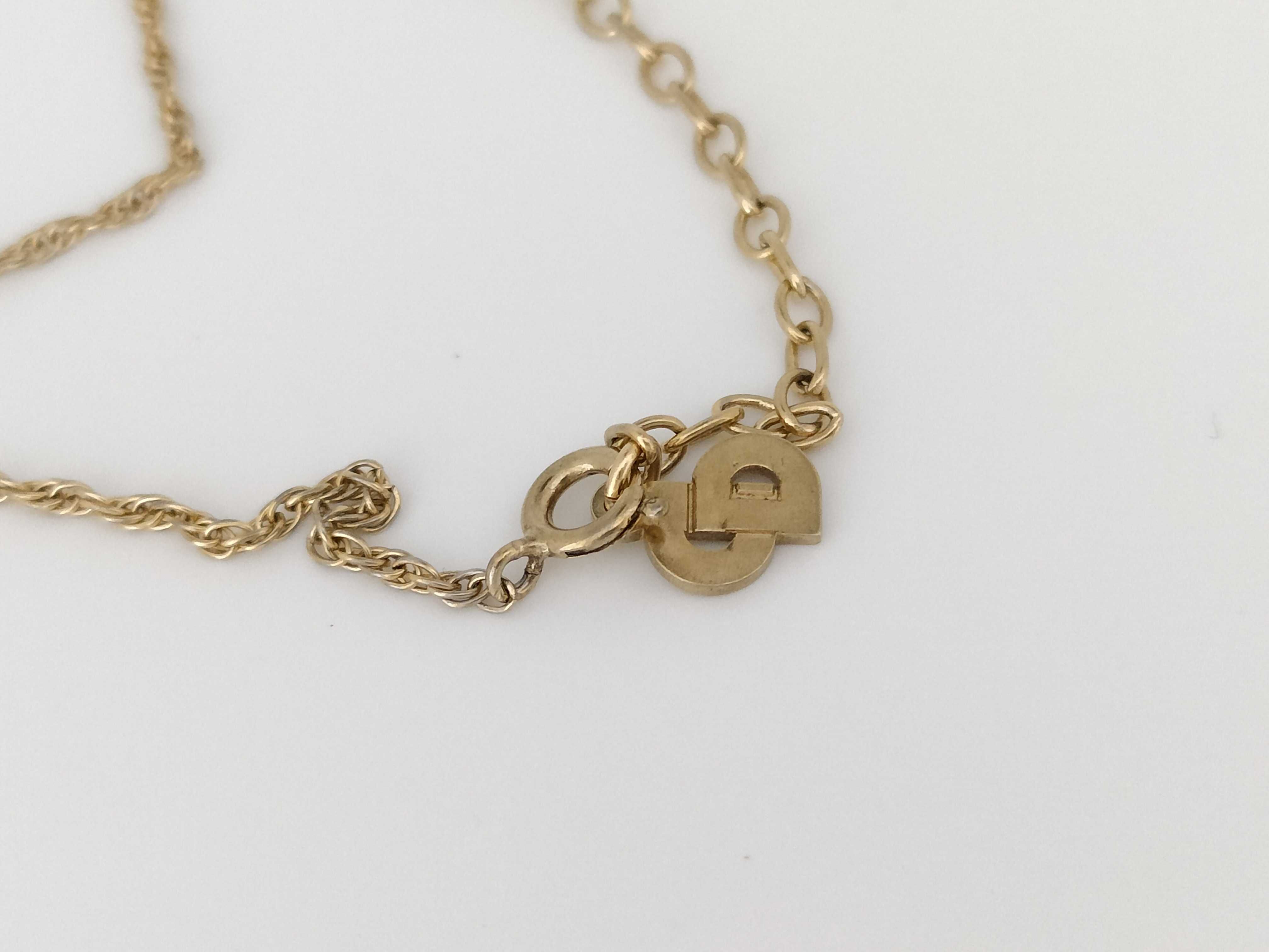 CD Logo GP Gold Necklace — view 4