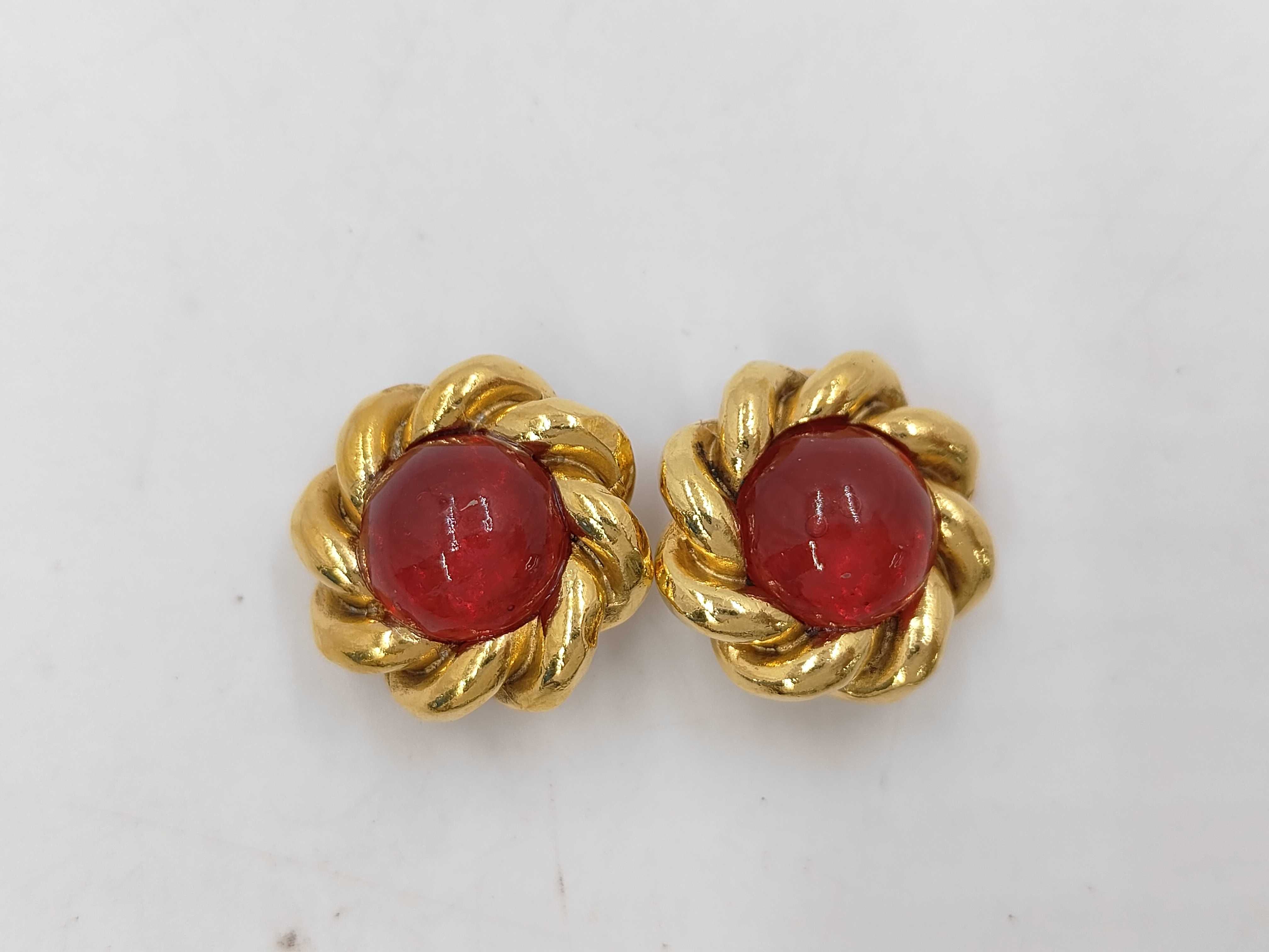 Brand Jewelry Earrings with Red Stone 2180 Earrings