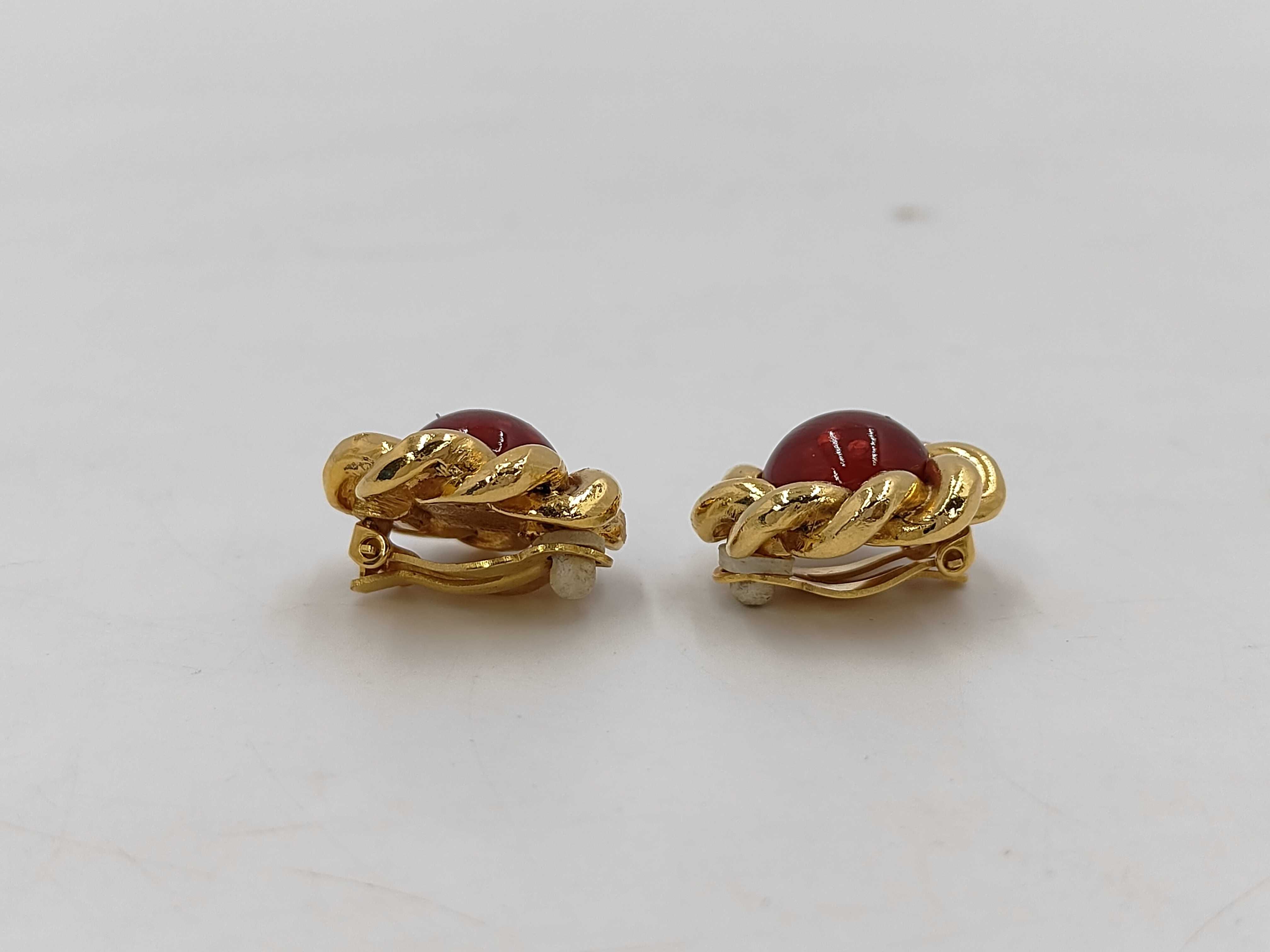 Brand Jewelry Earrings with Red Stone 2180 Earrings — view 5