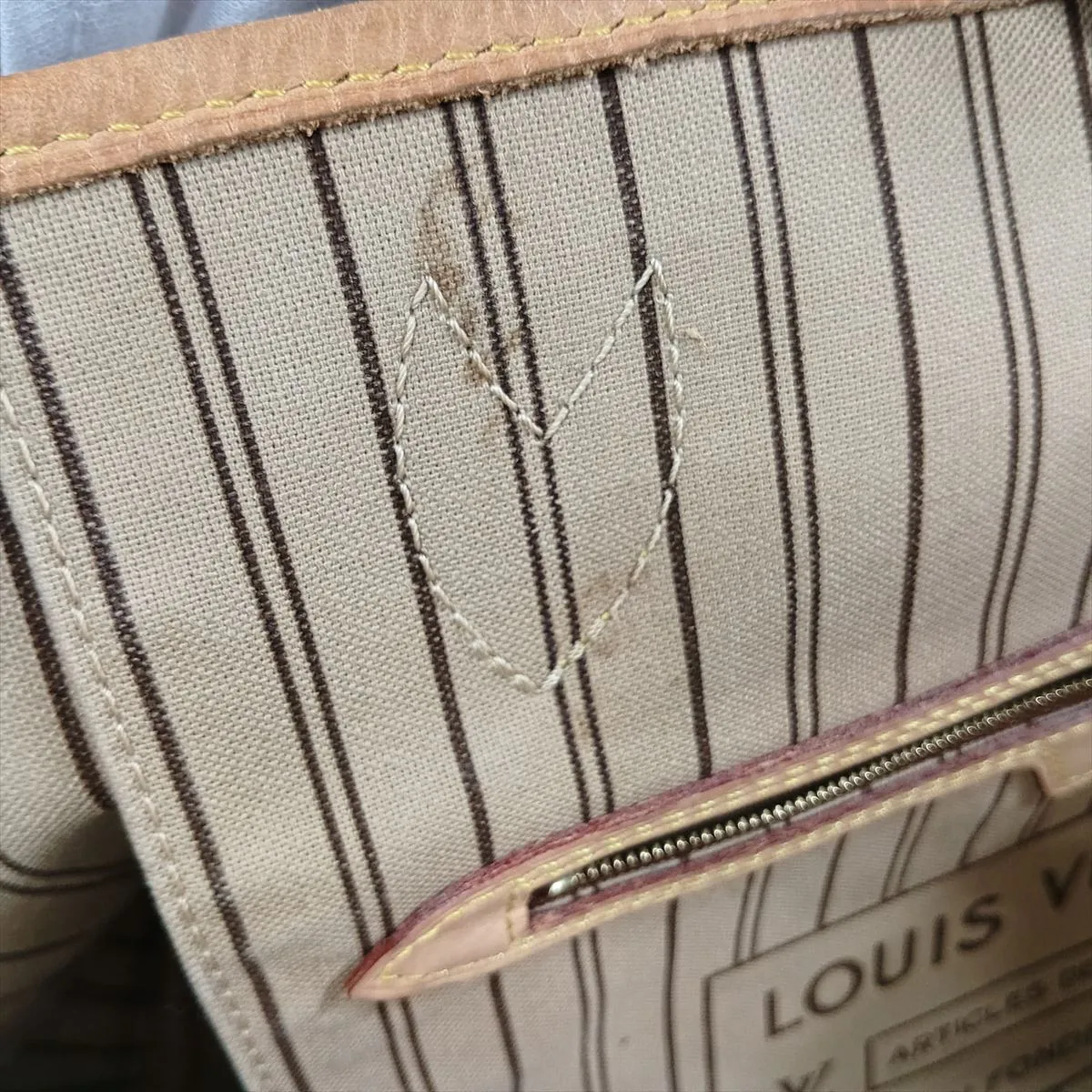 Monogram Neverfull MM M46975 Brown Pouch - — view 13