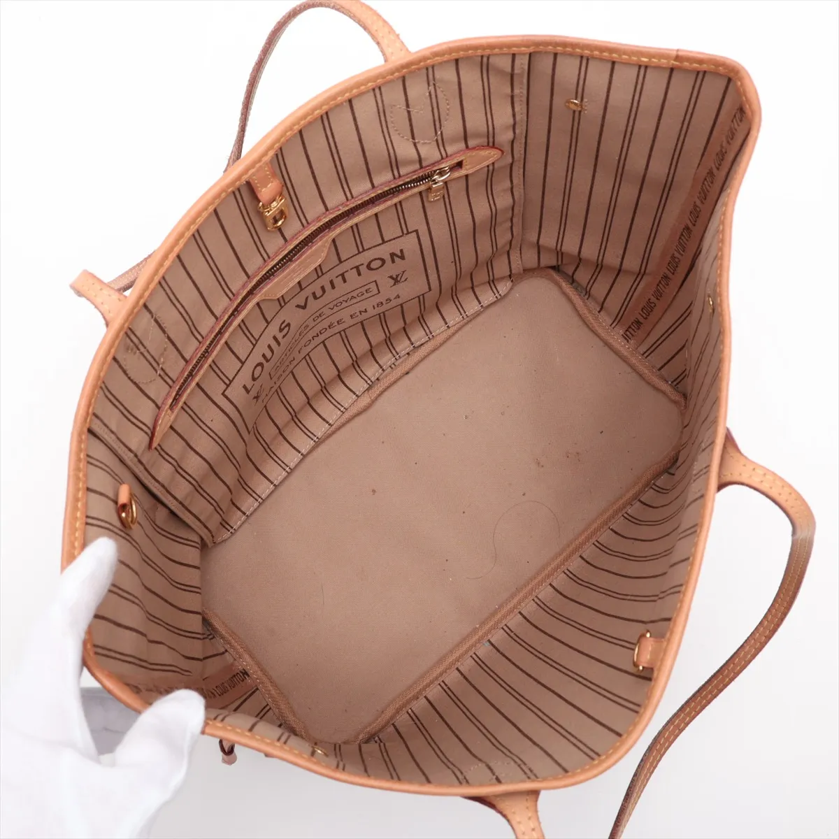 Monogram Neverfull MM M46975 Brown Pouch - — view 7