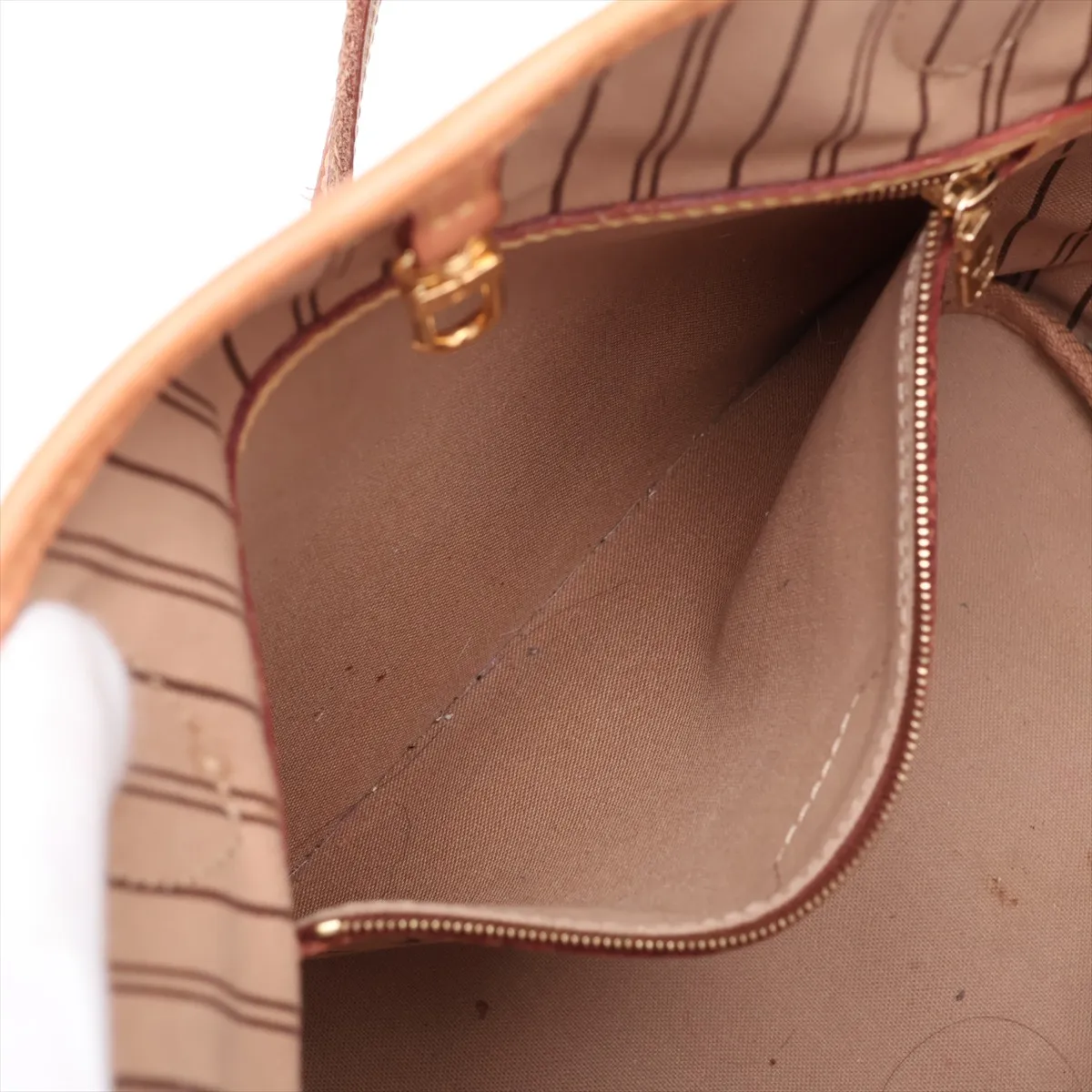 Monogram Neverfull MM M46975 Brown Pouch - — view 8