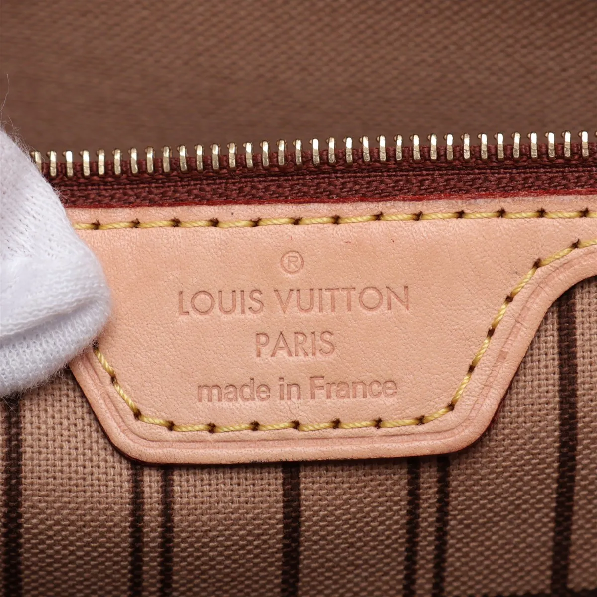 Monogram Neverfull MM M46975 Brown Pouch - — view 9