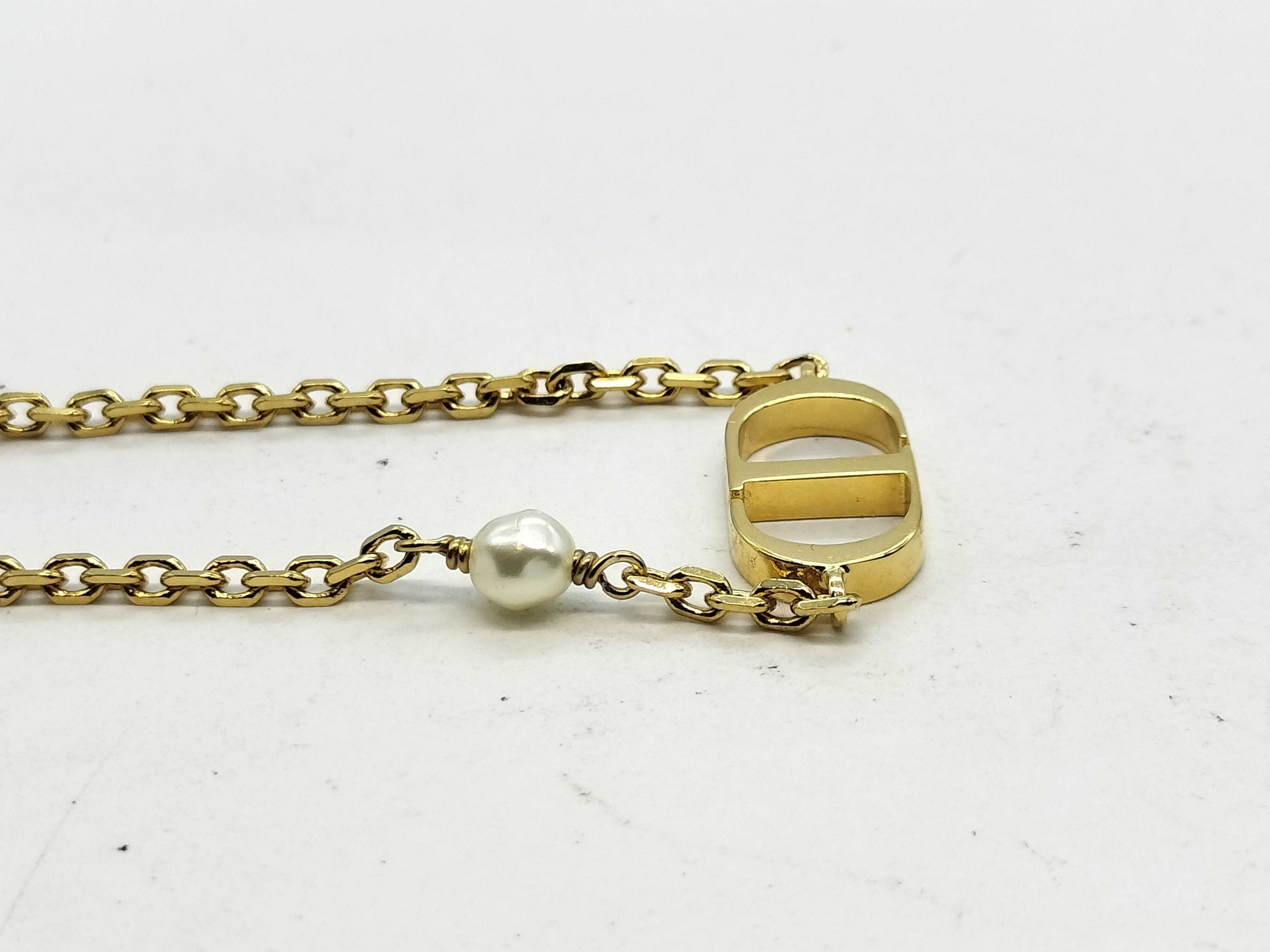 CD Logo Gold Bracelet/Bangle — view 4
