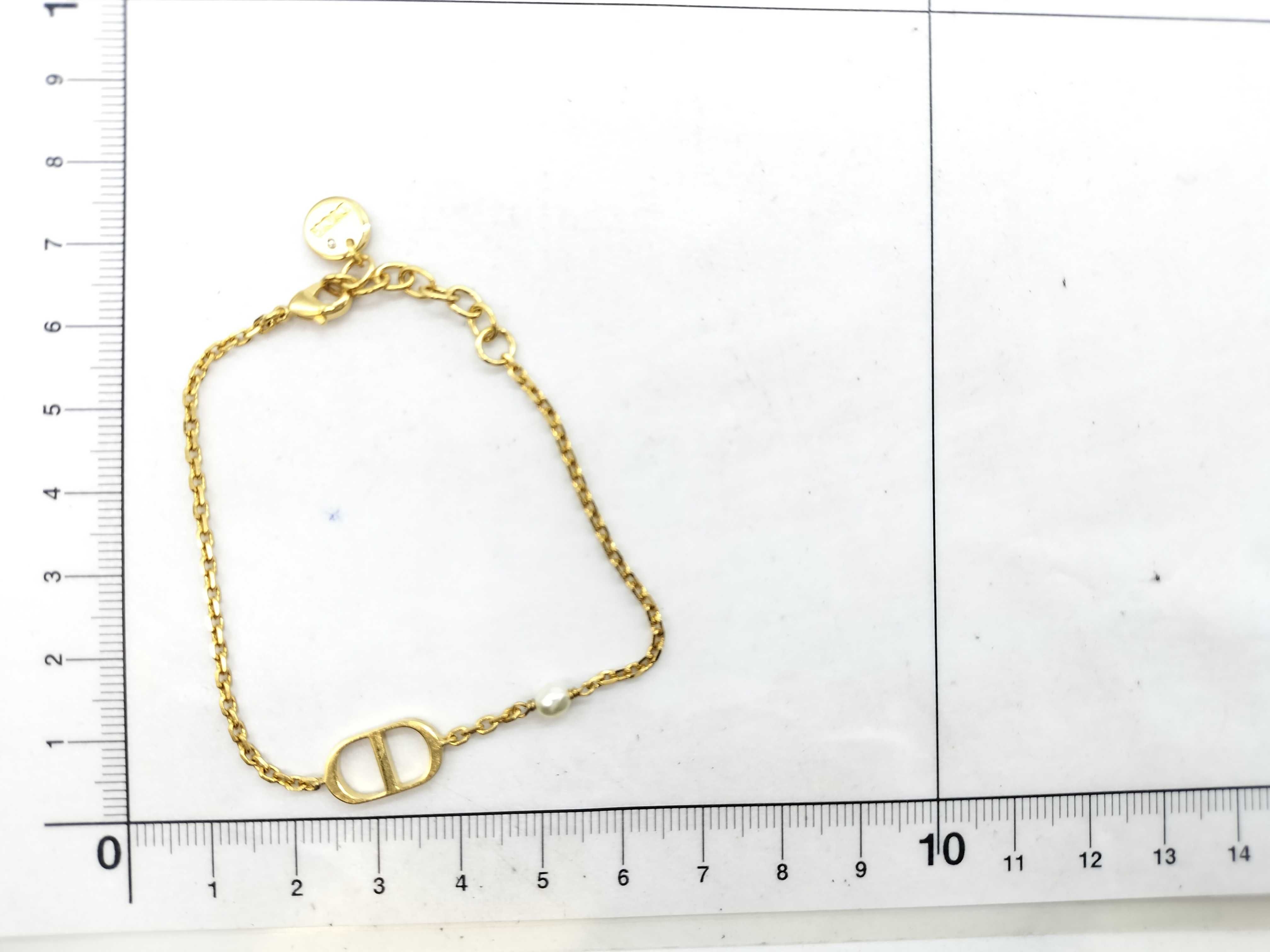 CD Logo Gold Bracelet/Bangle — view 7