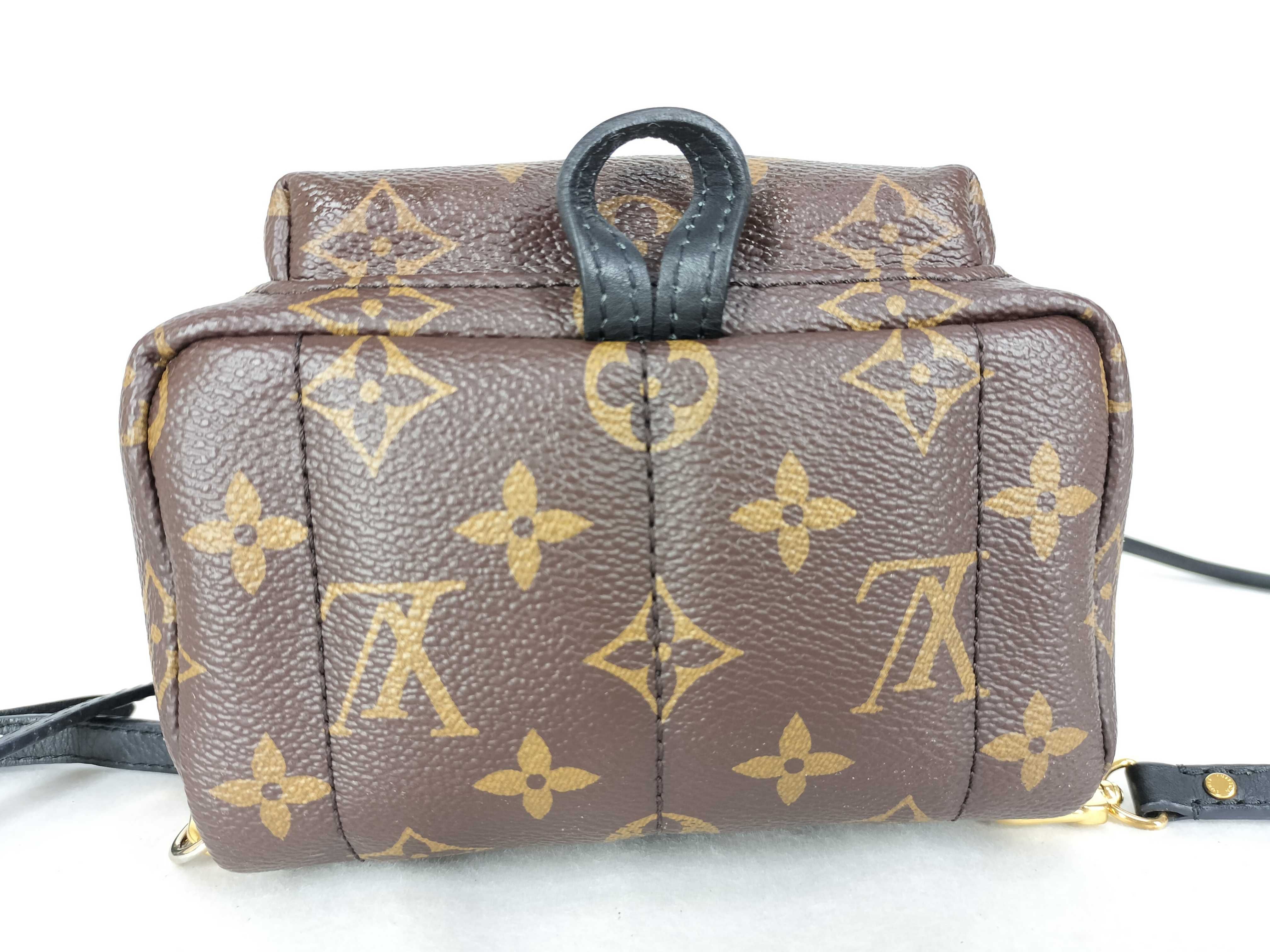 Monogram Palm Springs Backpack MINI M44873 Brown Rucksack — view 8