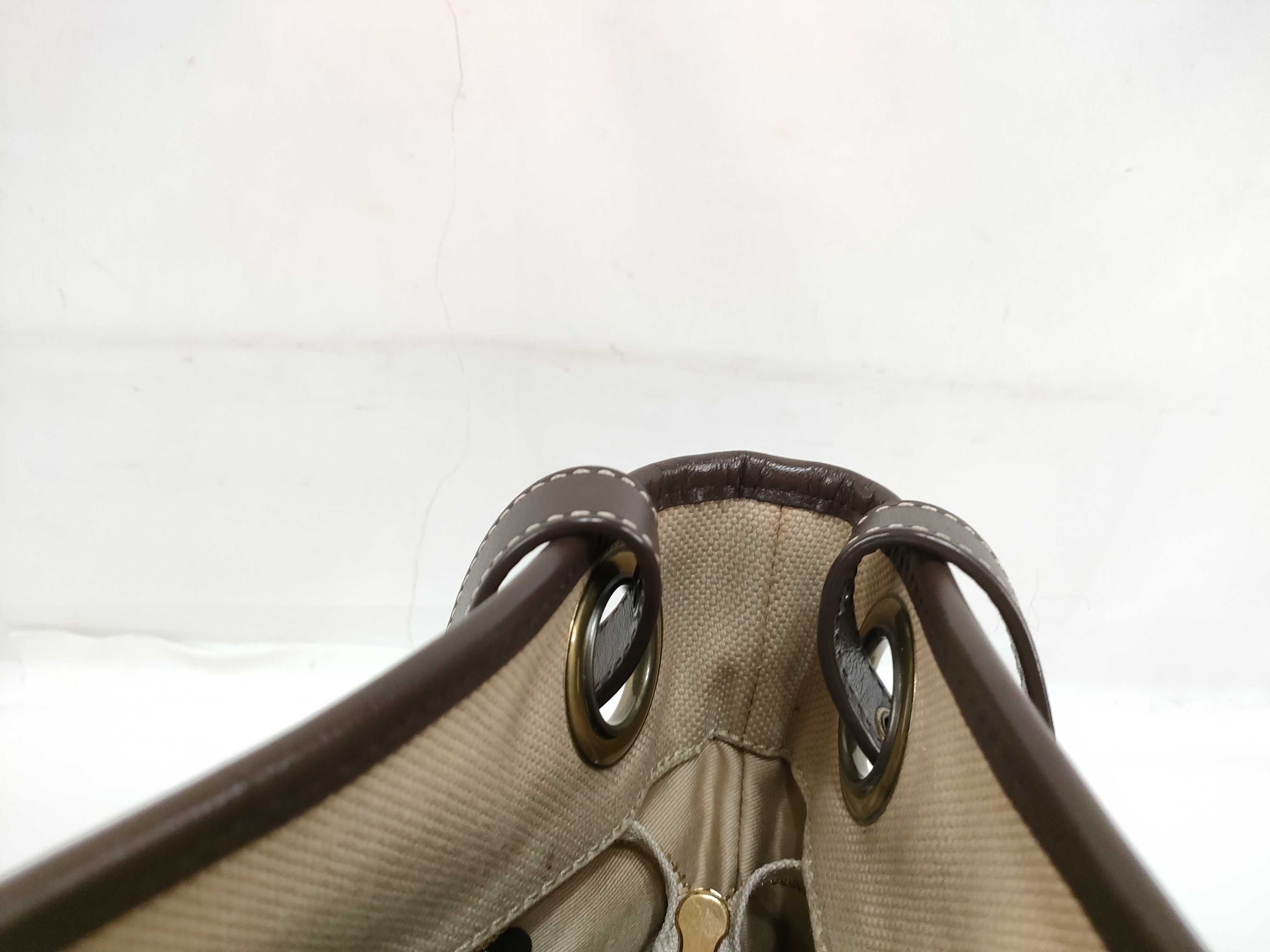 tote bag, beige and brown handbag — view 11