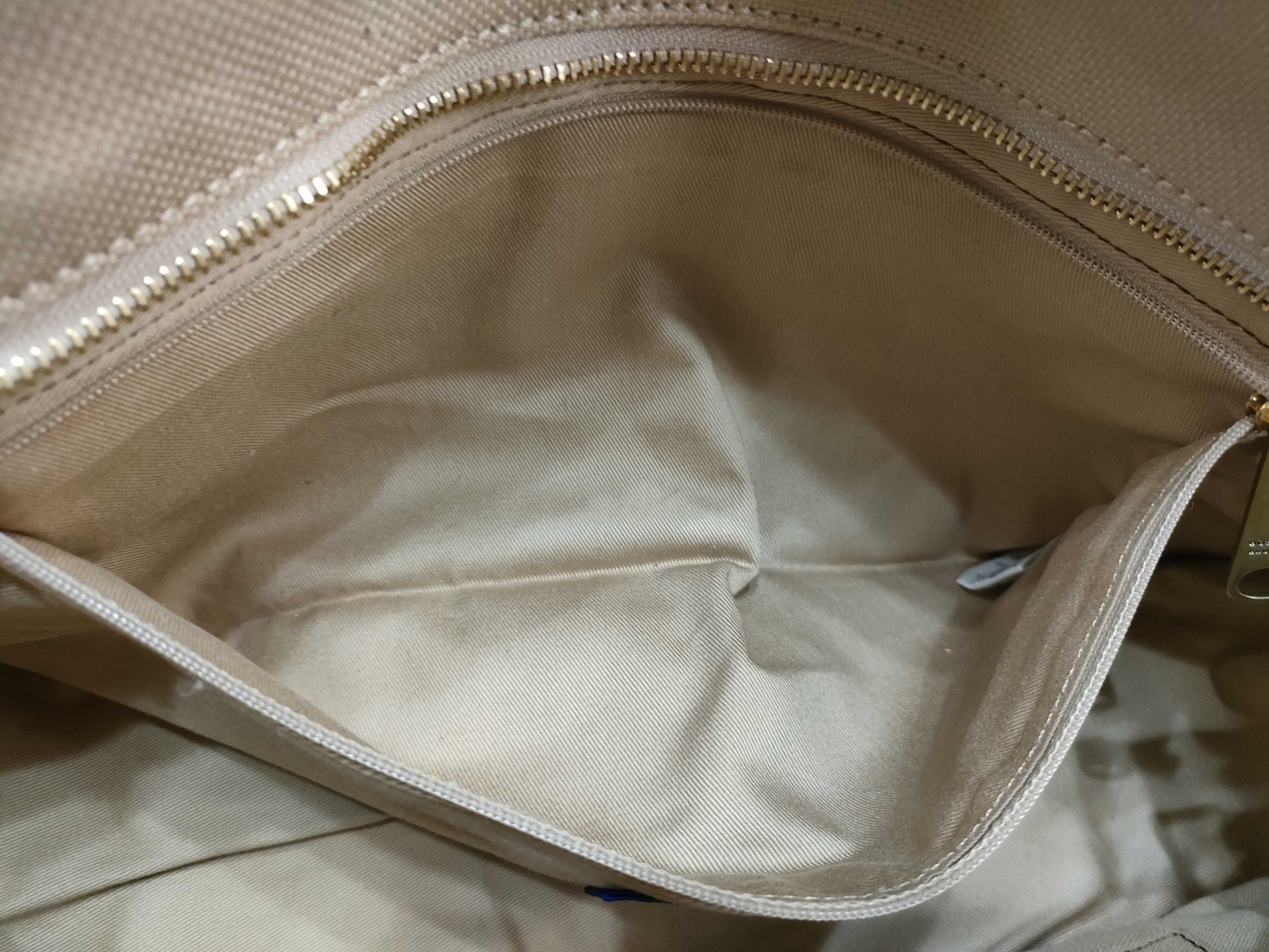 tote bag, beige and brown handbag — view 14