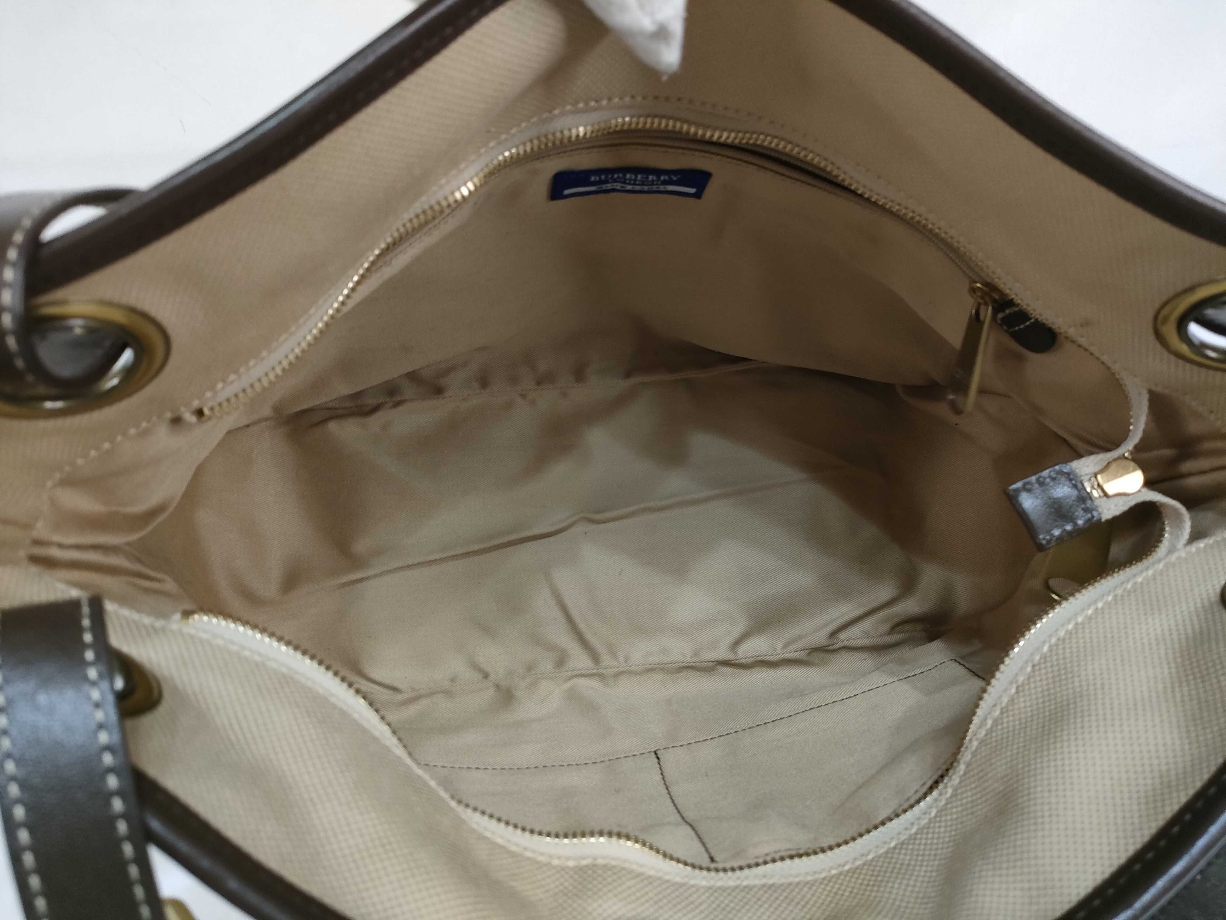 tote bag, beige and brown handbag — view 10