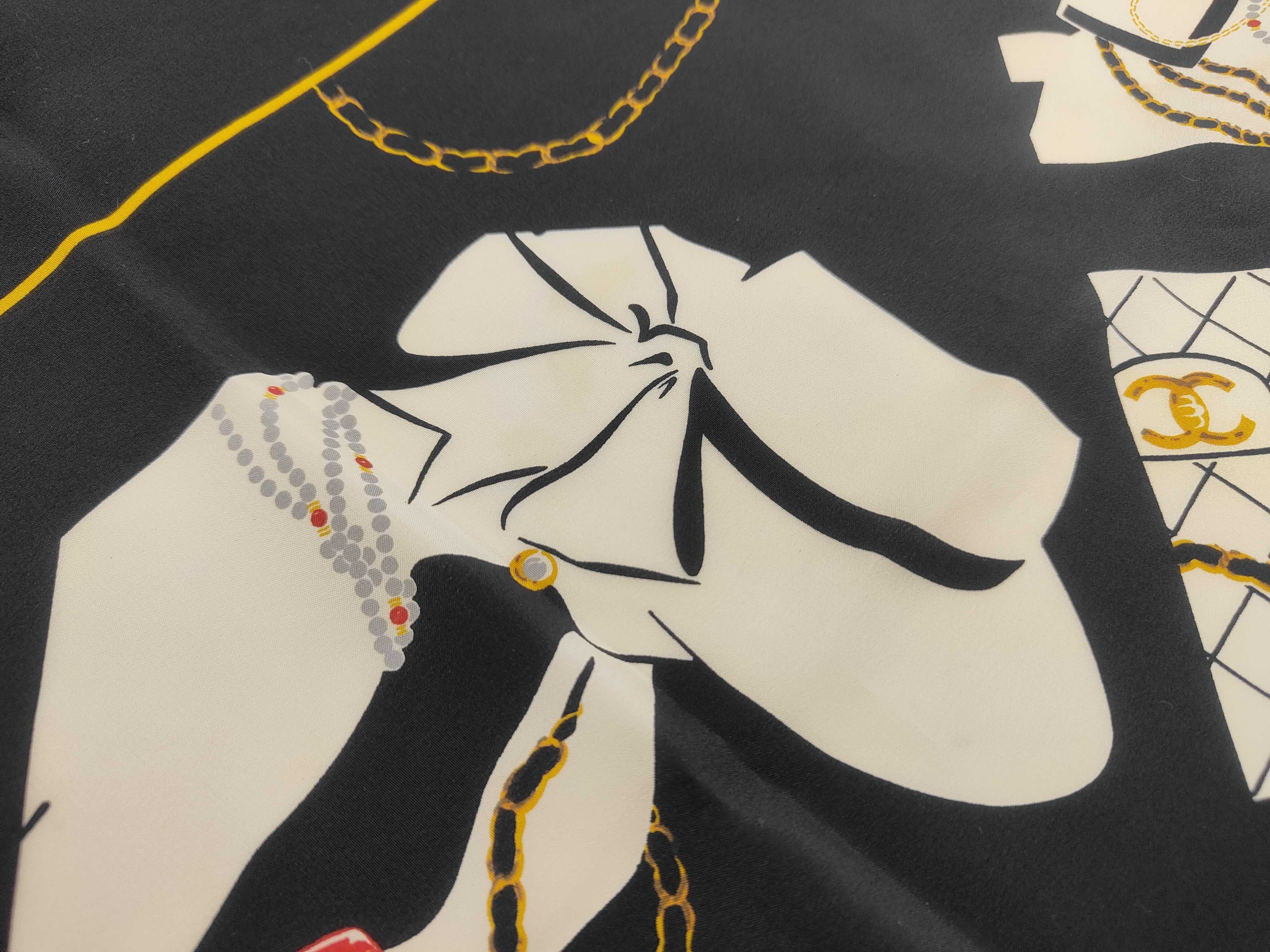 Mademoiselle Large Silk Scarf and other accessories — view 6