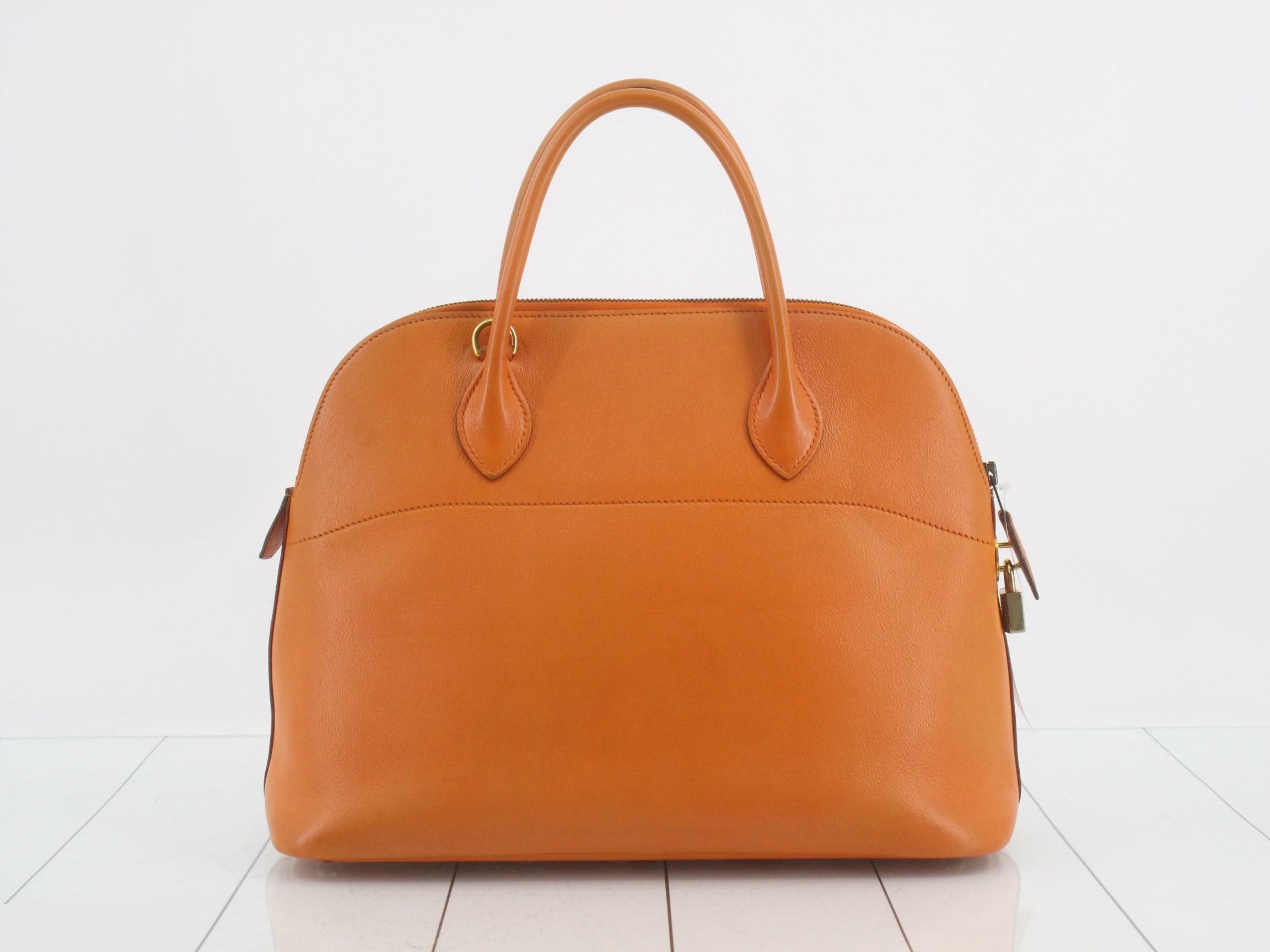Bolide 35 Veau Gulliver Orange Gold Hardware X: 1994 — view 3