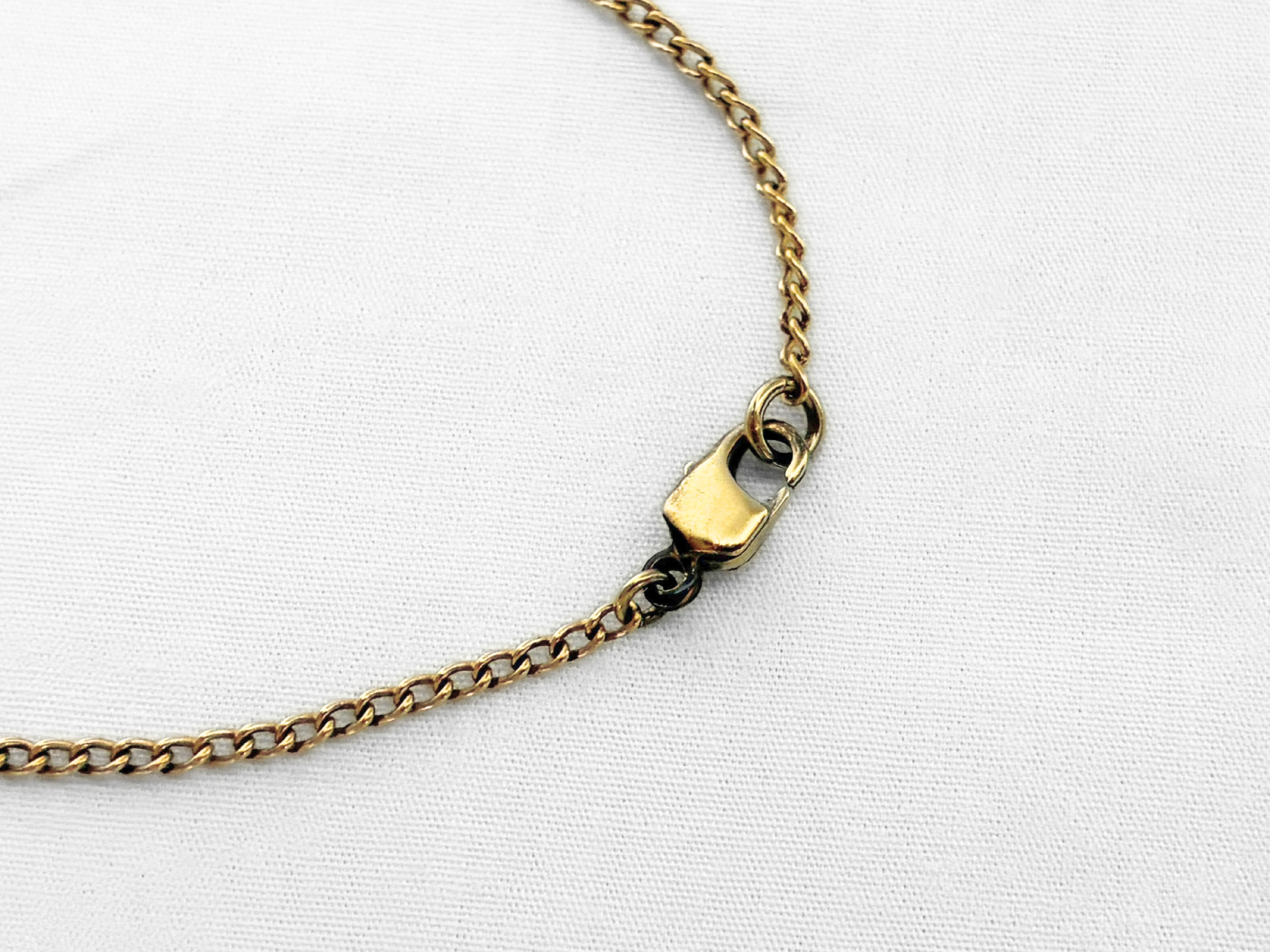 02P Heart Necklace Coco Mark Gold Necklace — view 7