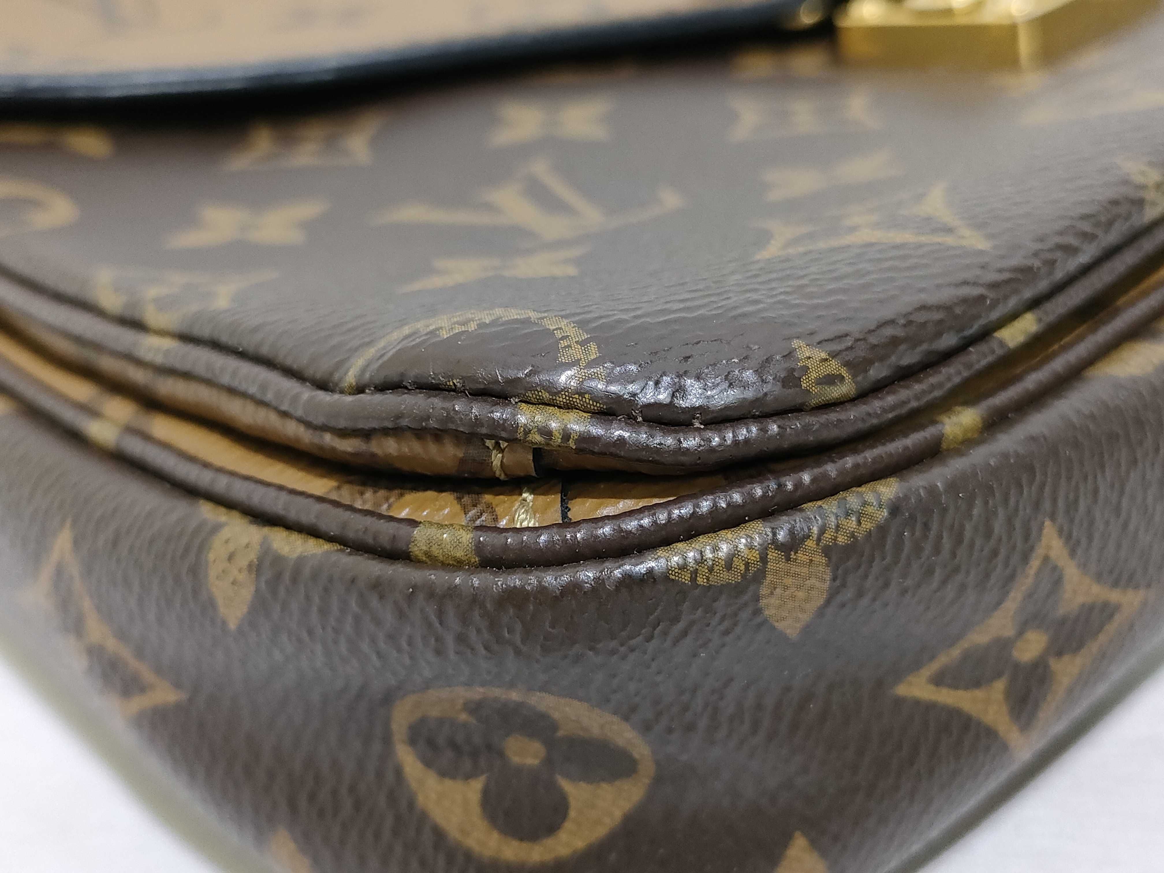Monogram Louis Vuitton Monogram Message Shoulder Bag Handbag — view 6