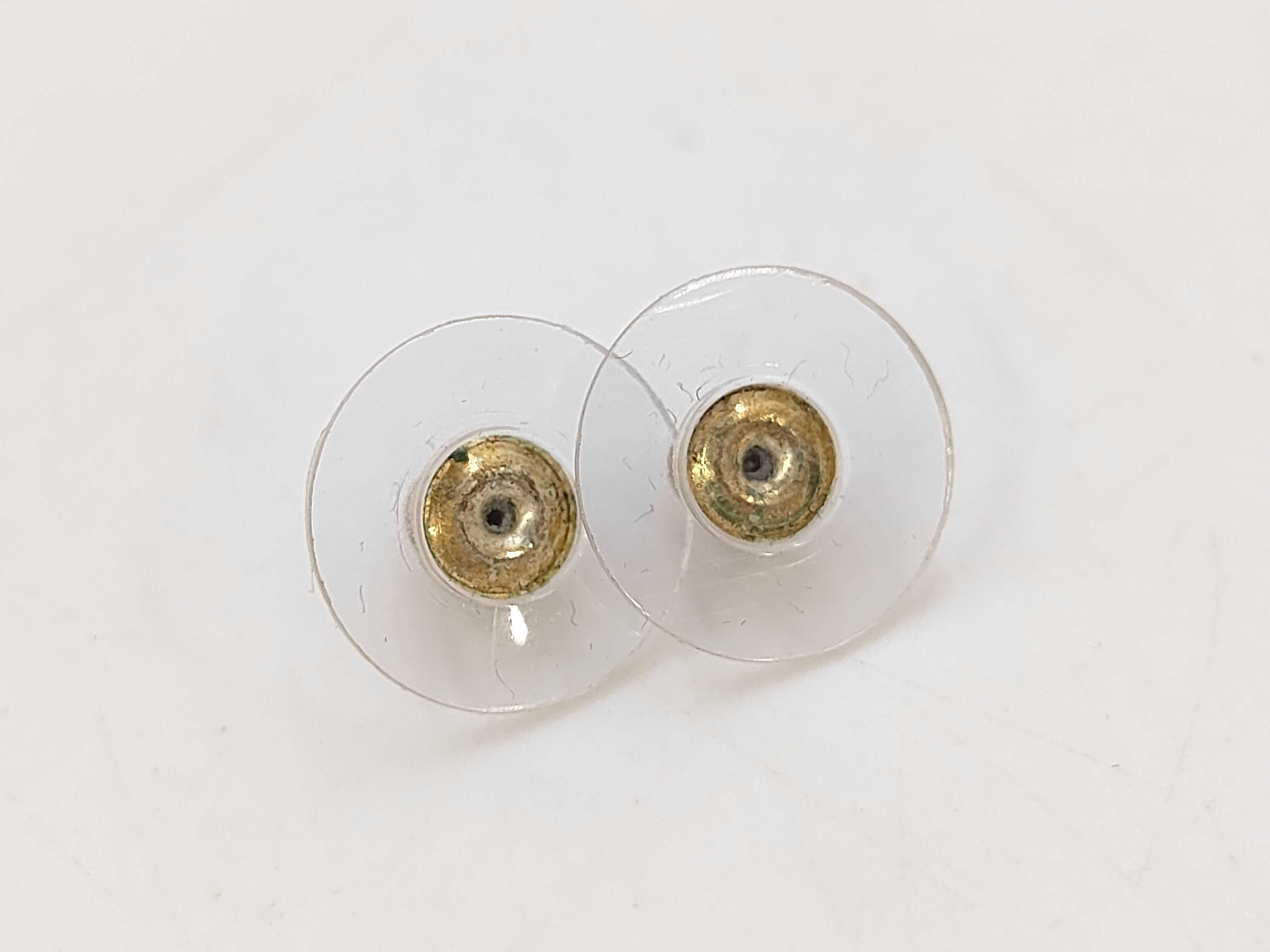 CC logo square earrings — view 6