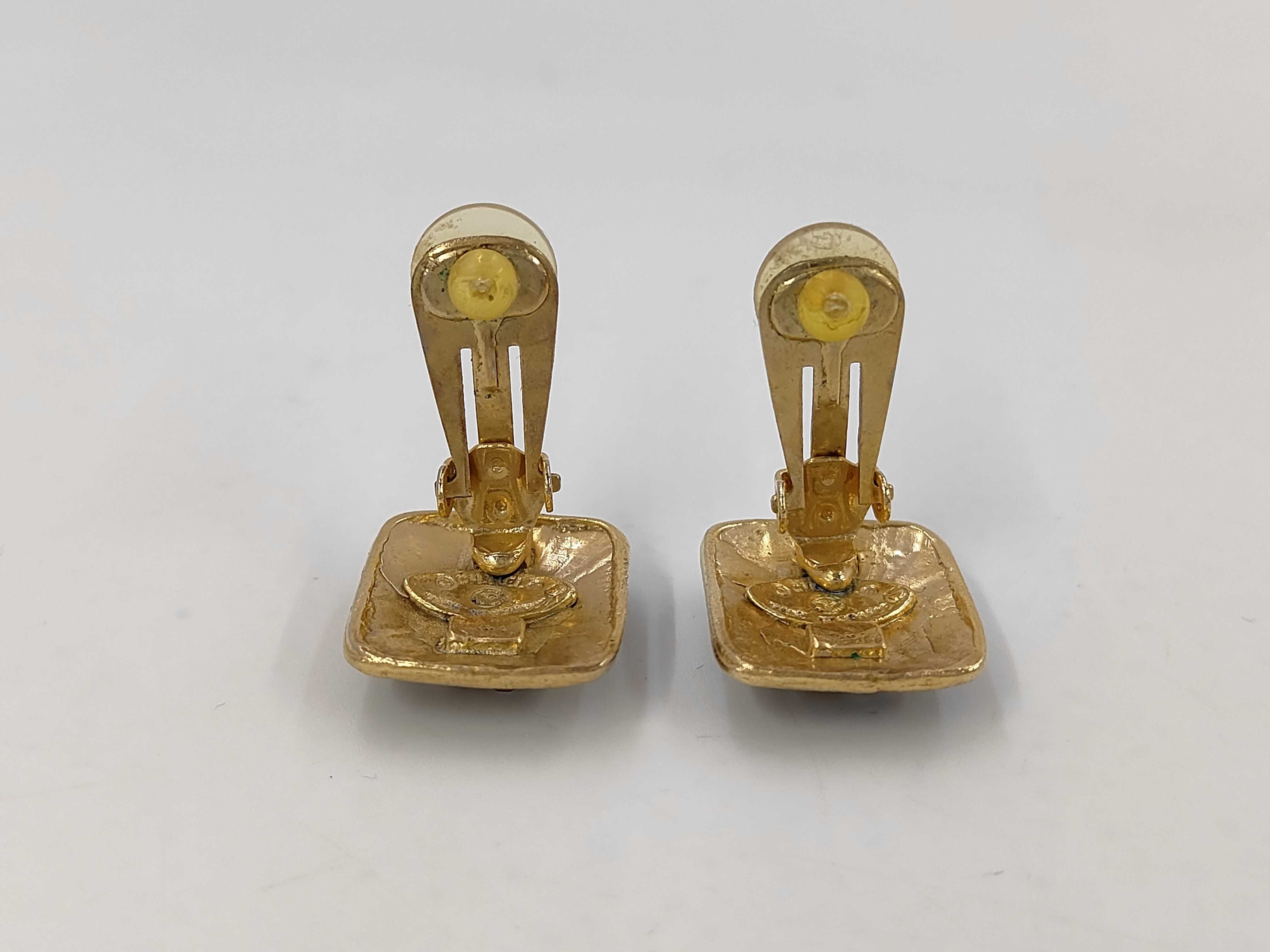 Cocomark rhinestone earrings — view 2
