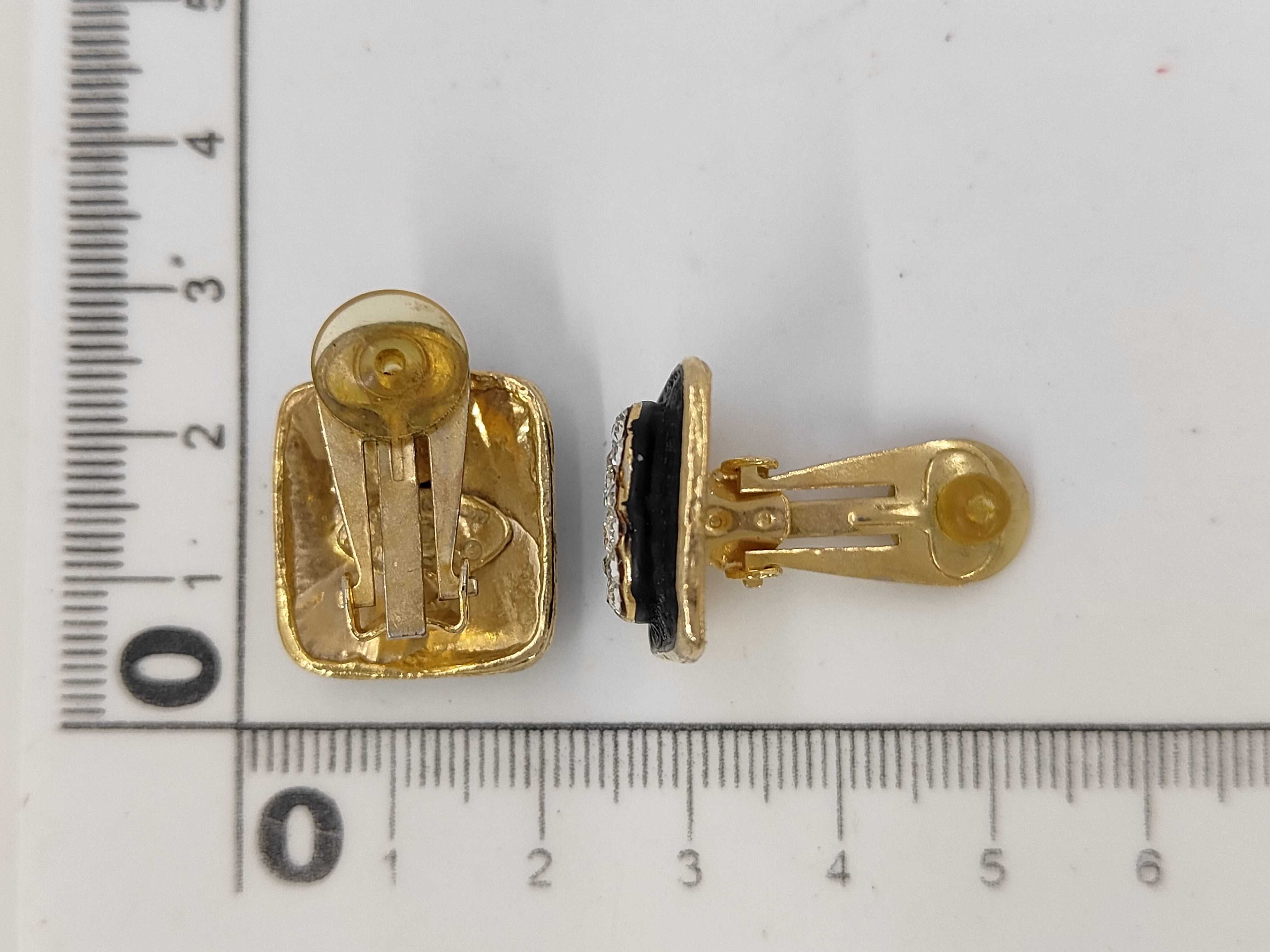 Cocomark rhinestone earrings — view 5